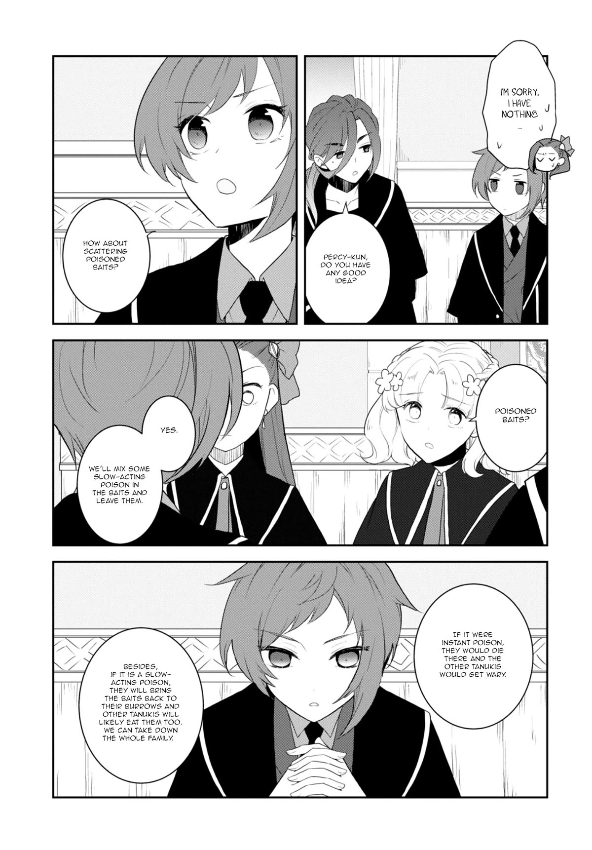 Otome Game no Hametsu Flag shika nai Akuyaku Reijou ni Tensei shite shimatta... Chapter 62 page 13 - Chapter 62: Working on the elimination of the tanukis (1)