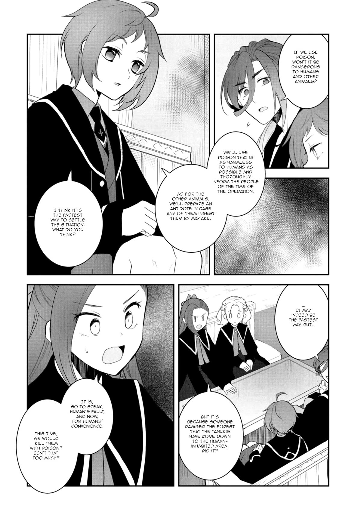 Otome Game no Hametsu Flag shika nai Akuyaku Reijou ni Tensei shite shimatta... Chapter 62 page 14 - Chapter 62: Working on the elimination of the tanukis (1)