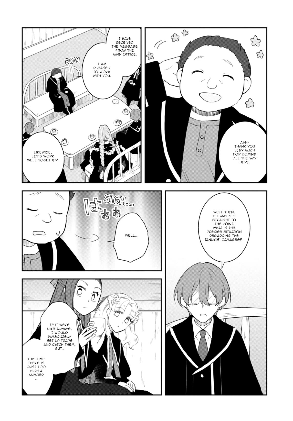 Otome Game no Hametsu Flag shika nai Akuyaku Reijou ni Tensei shite shimatta... Chapter 62 page 4 - Chapter 62: Working on the elimination of the tanukis (1)