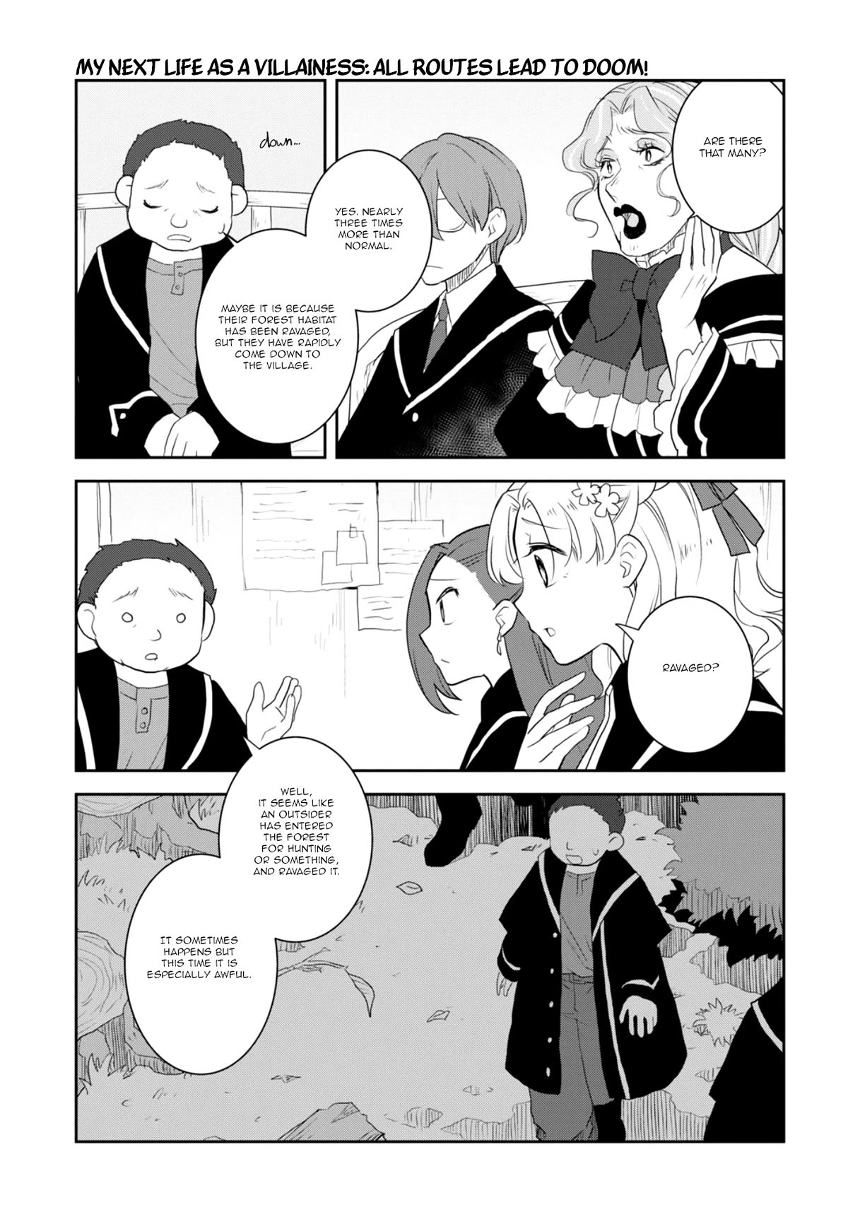 Otome Game no Hametsu Flag shika nai Akuyaku Reijou ni Tensei shite shimatta... Chapter 62 page 5 - Chapter 62: Working on the elimination of the tanukis (1)
