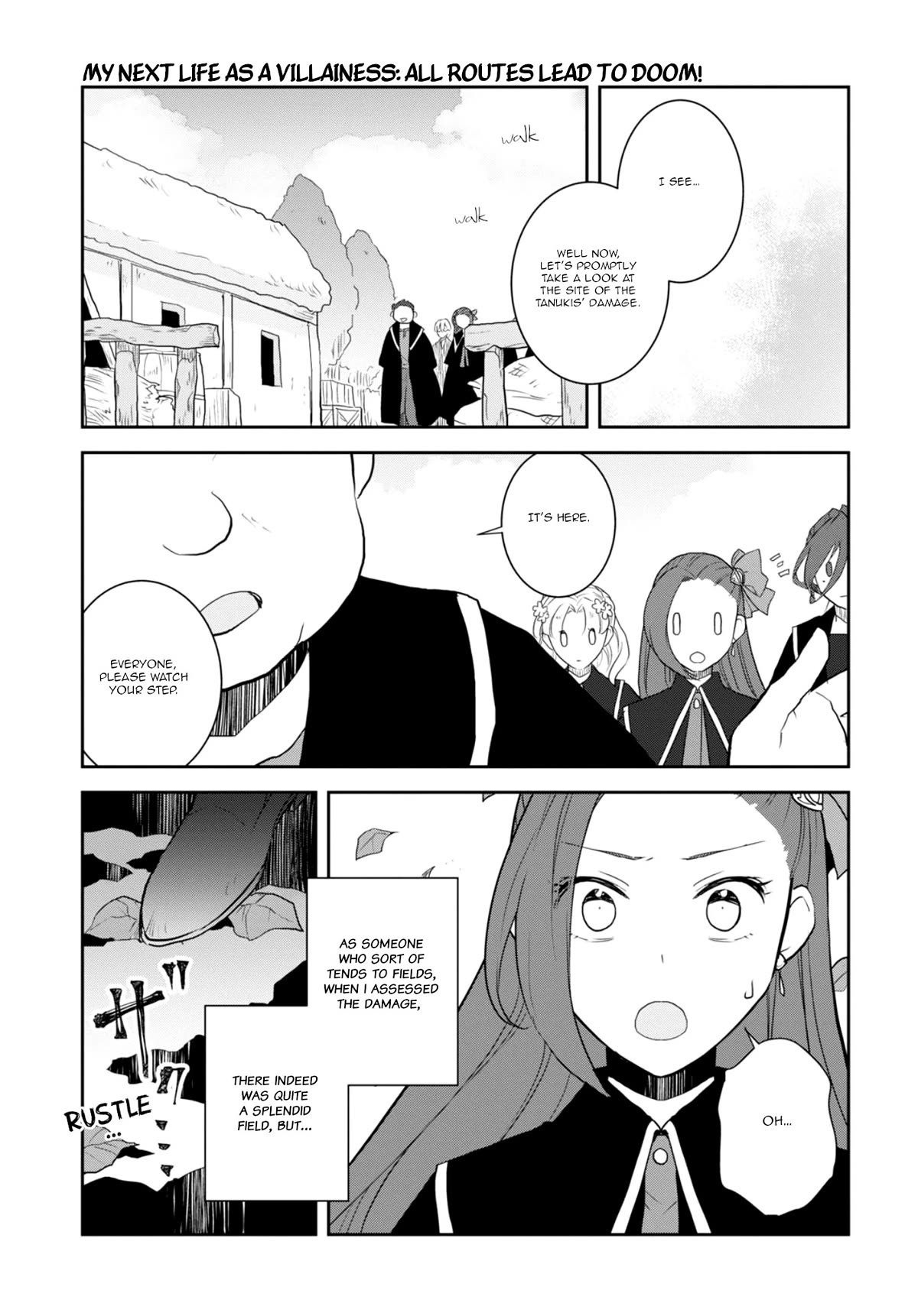 Otome Game no Hametsu Flag shika nai Akuyaku Reijou ni Tensei shite shimatta... Chapter 62 page 7 - Chapter 62: Working on the elimination of the tanukis (1)