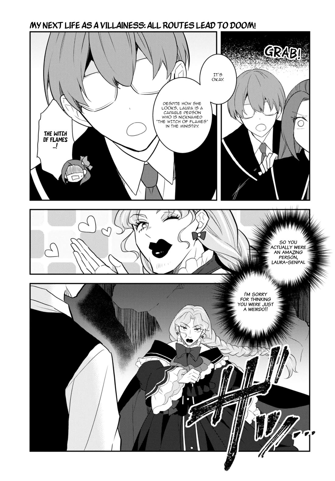 Otome Game no Hametsu Flag shika nai Akuyaku Reijou ni Tensei shite shimatta... Chapter 67 page 7 - Chapter 67: Working on the Elimination of the Tanukis (6)