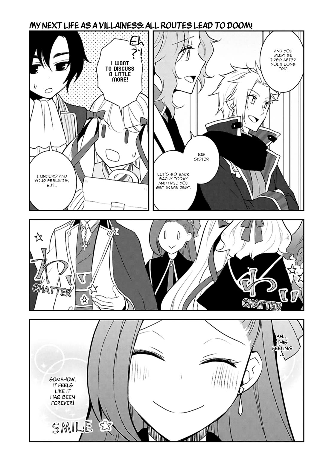 Otome Game no Hametsu Flag shika nai Akuyaku Reijou ni Tensei shite shimatta... Chapter 70 page 7 - Chapter 70: The Start of New Days (1)