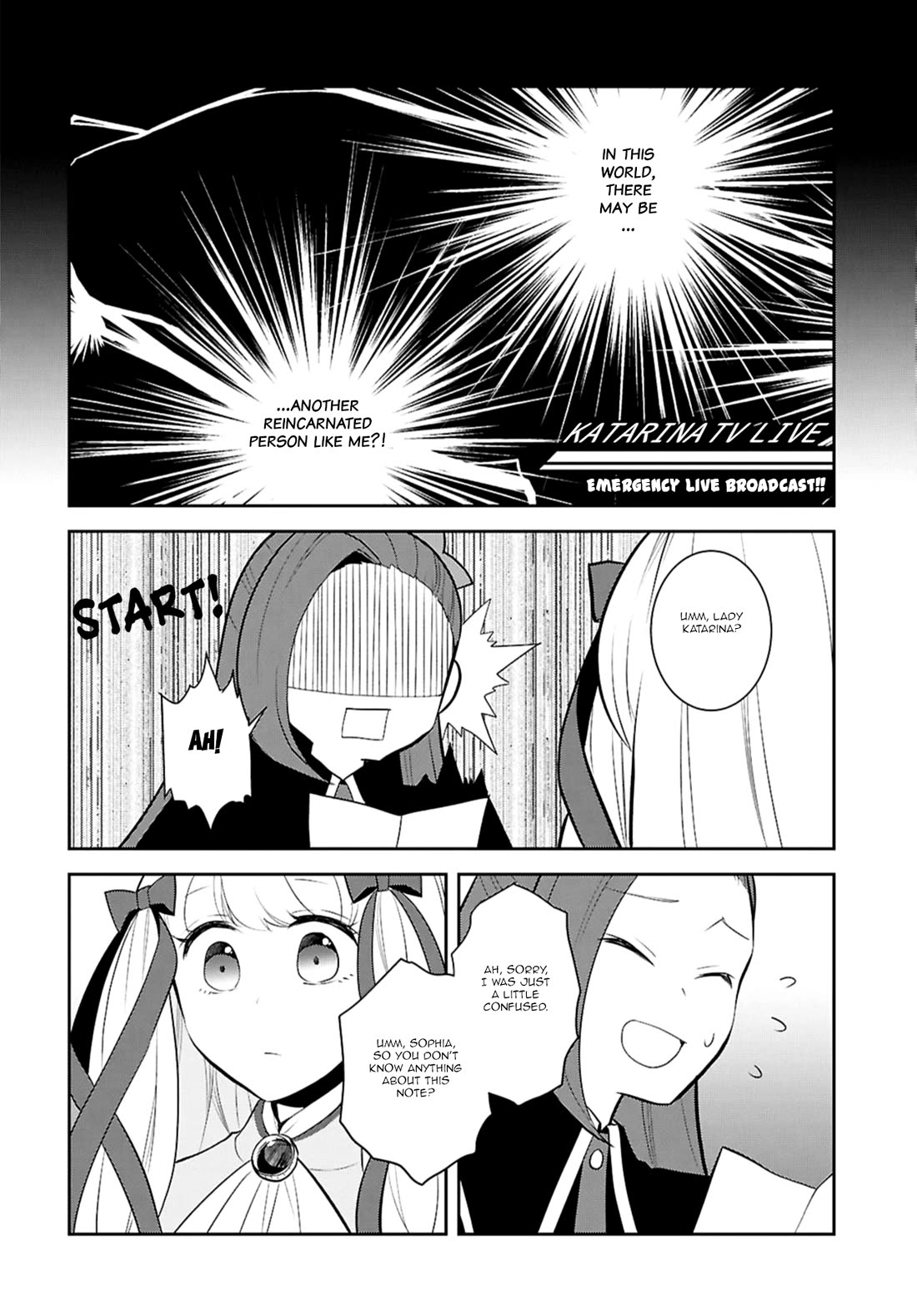 Otome Game no Hametsu Flag shika nai Akuyaku Reijou ni Tensei shite shimatta... Chapter 71 page 4 - Chapter 71: The Start of New Days (2)