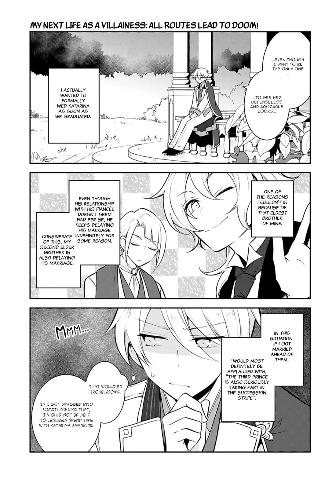 Otome Game no Hametsu Flag shika nai Akuyaku Reijou ni Tensei shite shimatta... Chapter 72 page 7 - Chapter 72: Geordo Stuart's Melancholic Tea Party