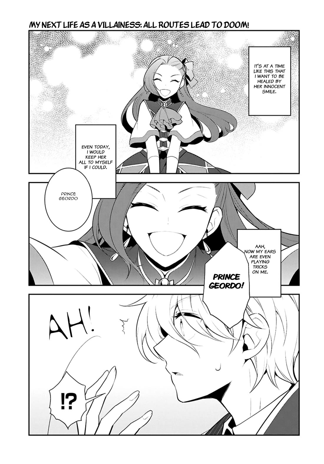 Otome Game no Hametsu Flag shika nai Akuyaku Reijou ni Tensei shite shimatta... Chapter 72 page 9 - Chapter 72: Geordo Stuart's Melancholic Tea Party
