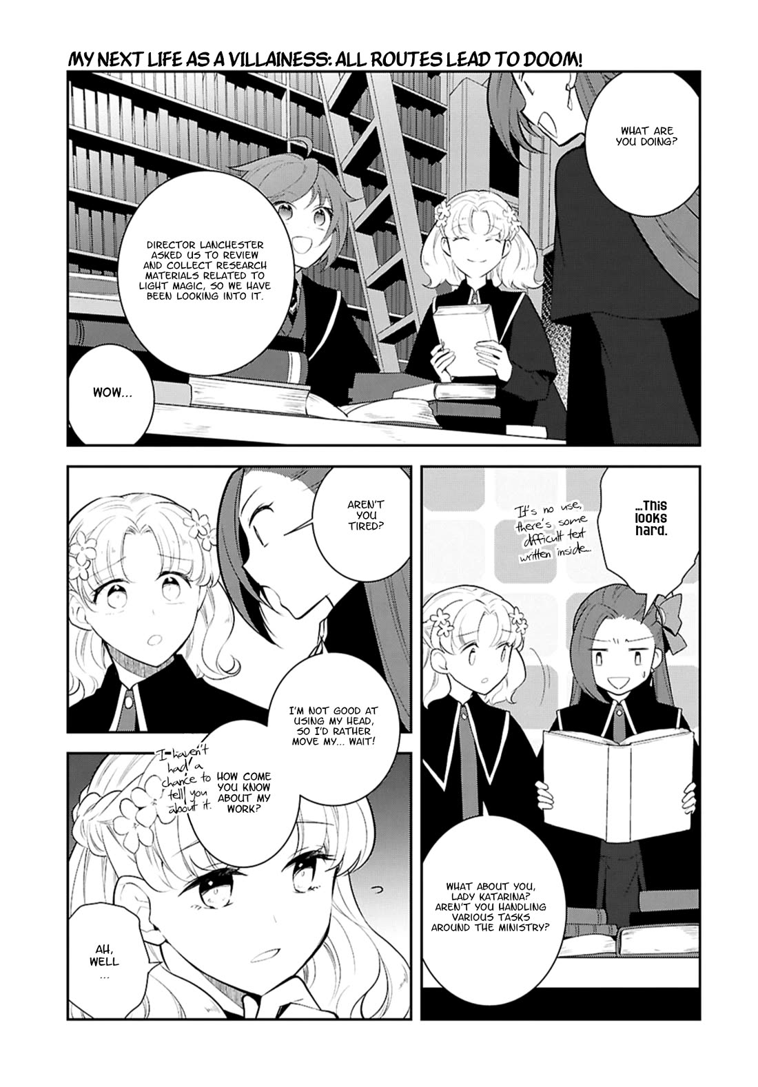 Otome Game no Hametsu Flag shika nai Akuyaku Reijou ni Tensei shite shimatta... Chapter 74 page 7 - Chapter 74: In the Castle's Depths (1)