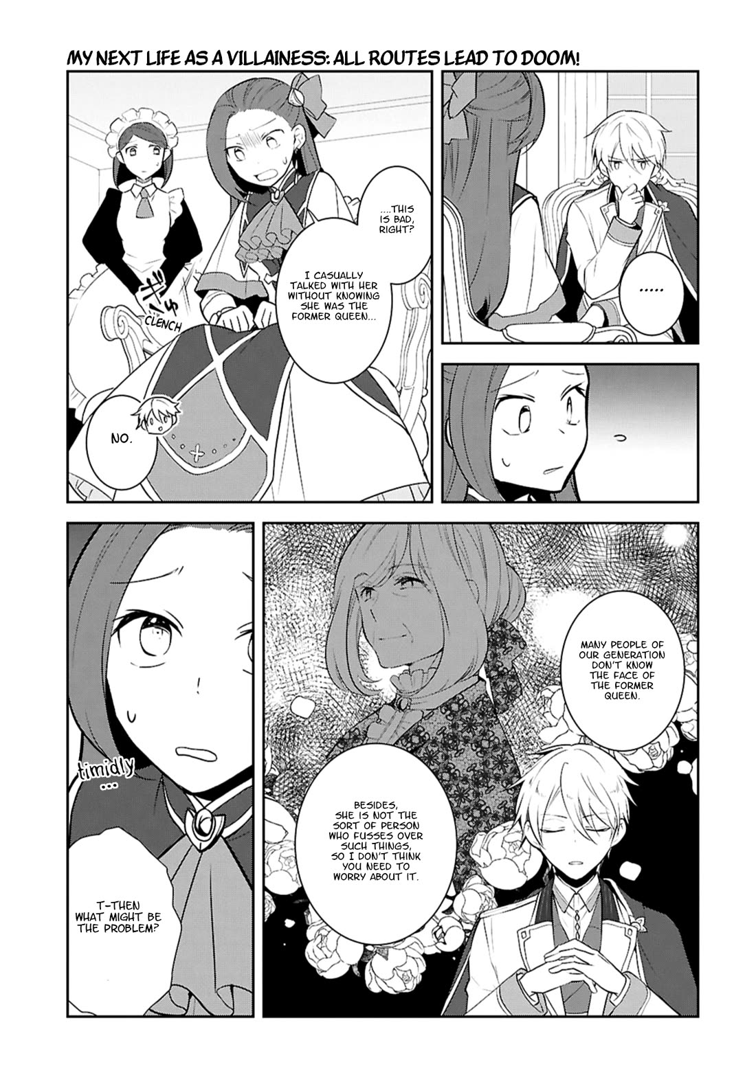 Otome Game no Hametsu Flag shika nai Akuyaku Reijou ni Tensei shite shimatta... Chapter 75 page 11 - Chapter 75: In the Castle's Depths (2)
