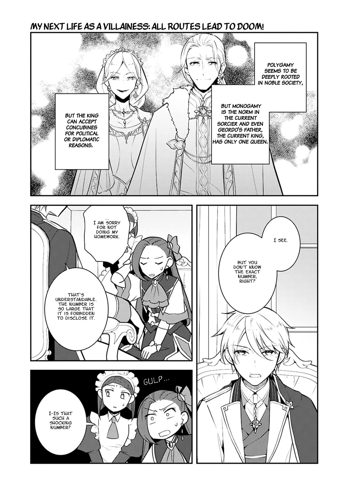 Otome Game no Hametsu Flag shika nai Akuyaku Reijou ni Tensei shite shimatta... Chapter 75 page 13 - Chapter 75: In the Castle's Depths (2)