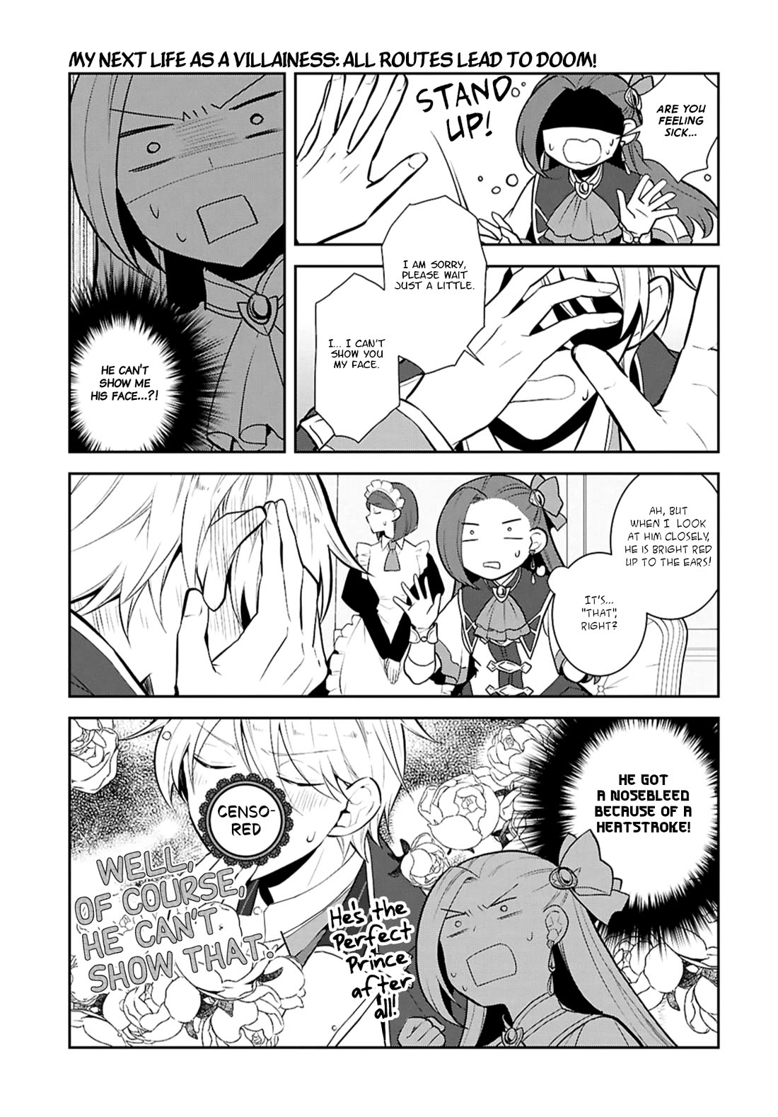 Otome Game no Hametsu Flag shika nai Akuyaku Reijou ni Tensei shite shimatta... Chapter 75 page 19 - Chapter 75: In the Castle's Depths (2)