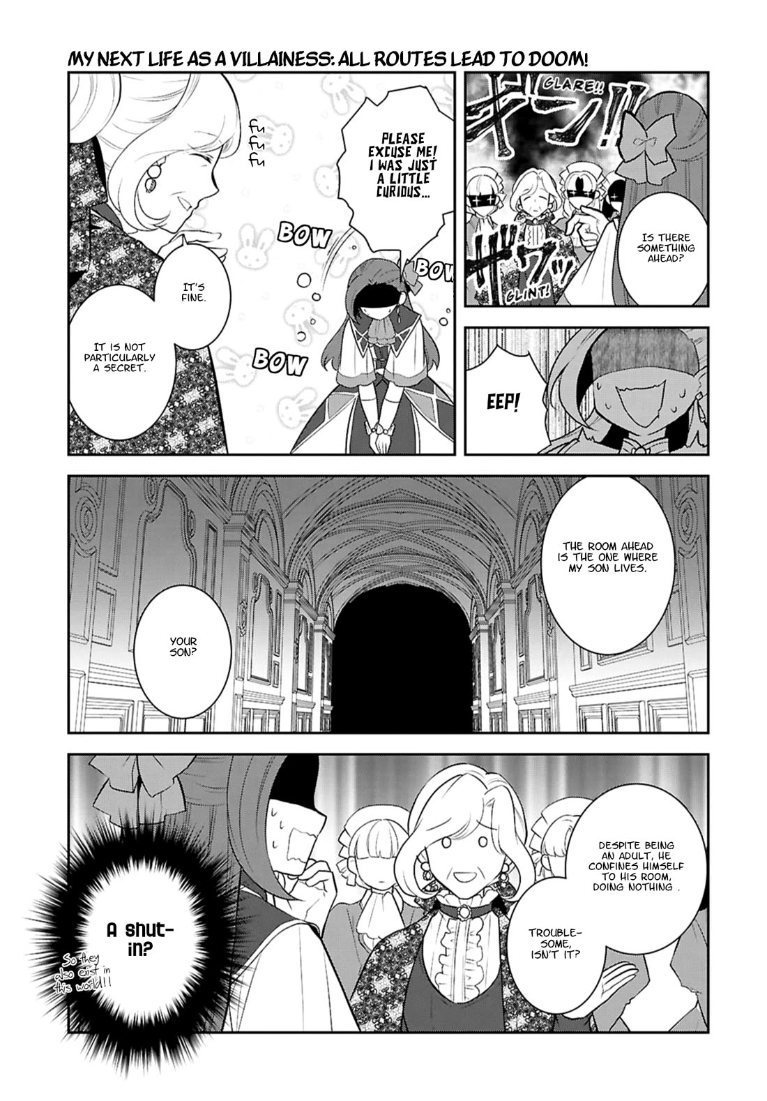 Otome Game no Hametsu Flag shika nai Akuyaku Reijou ni Tensei shite shimatta... Chapter 75 page 5 - Chapter 75: In the Castle's Depths (2)
