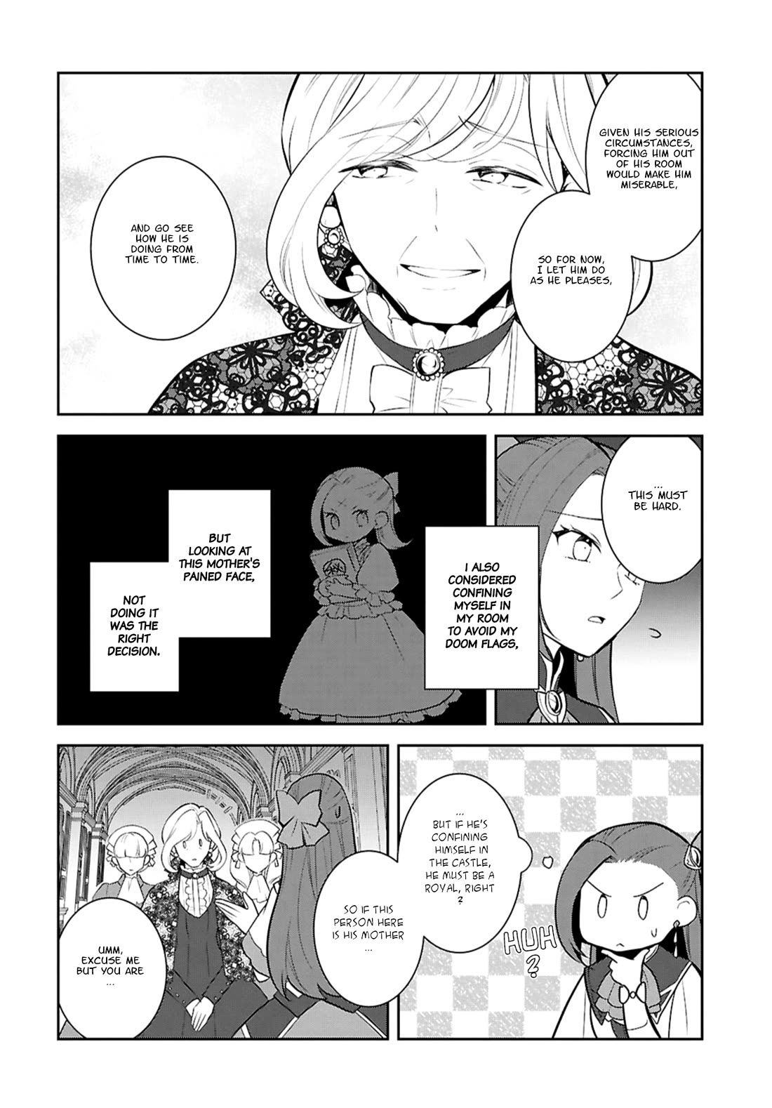 Otome Game no Hametsu Flag shika nai Akuyaku Reijou ni Tensei shite shimatta... Chapter 75 page 6 - Chapter 75: In the Castle's Depths (2)