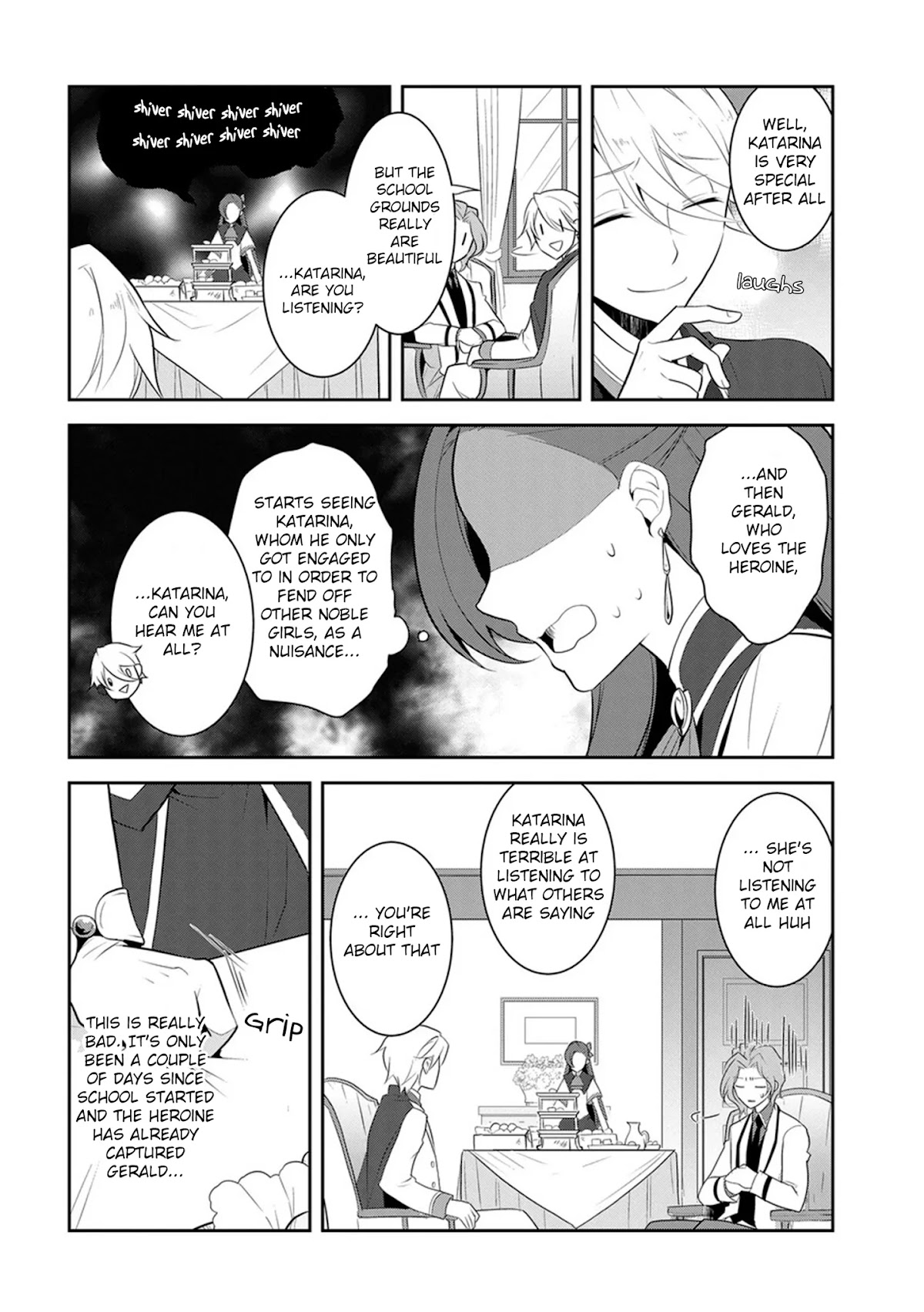 Otome Game no Hametsu Flag shika nai Akuyaku Reijou ni Tensei shite shimatta... Chapter 8 page 11 - Chapter 8: I Enrolled in Magic School! - Part 1