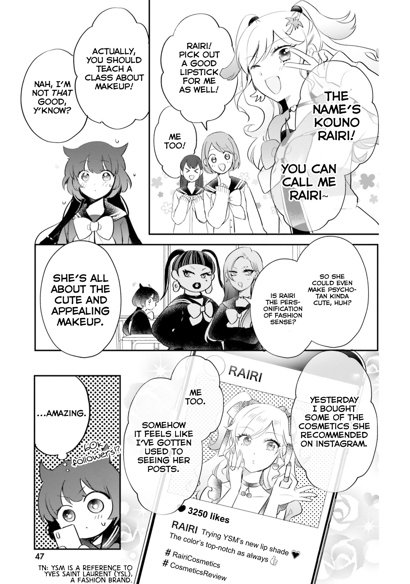 Otome Monster Caramelize Chapter 12 page 13 - Chapter 12: Gyaru and Lipstick