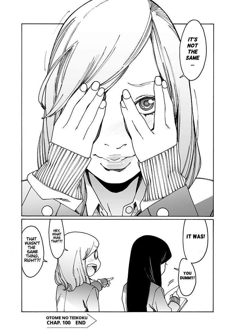 Otome no Teikoku Chapter 100 page 12 - Chapter 100: A Double Kabedon