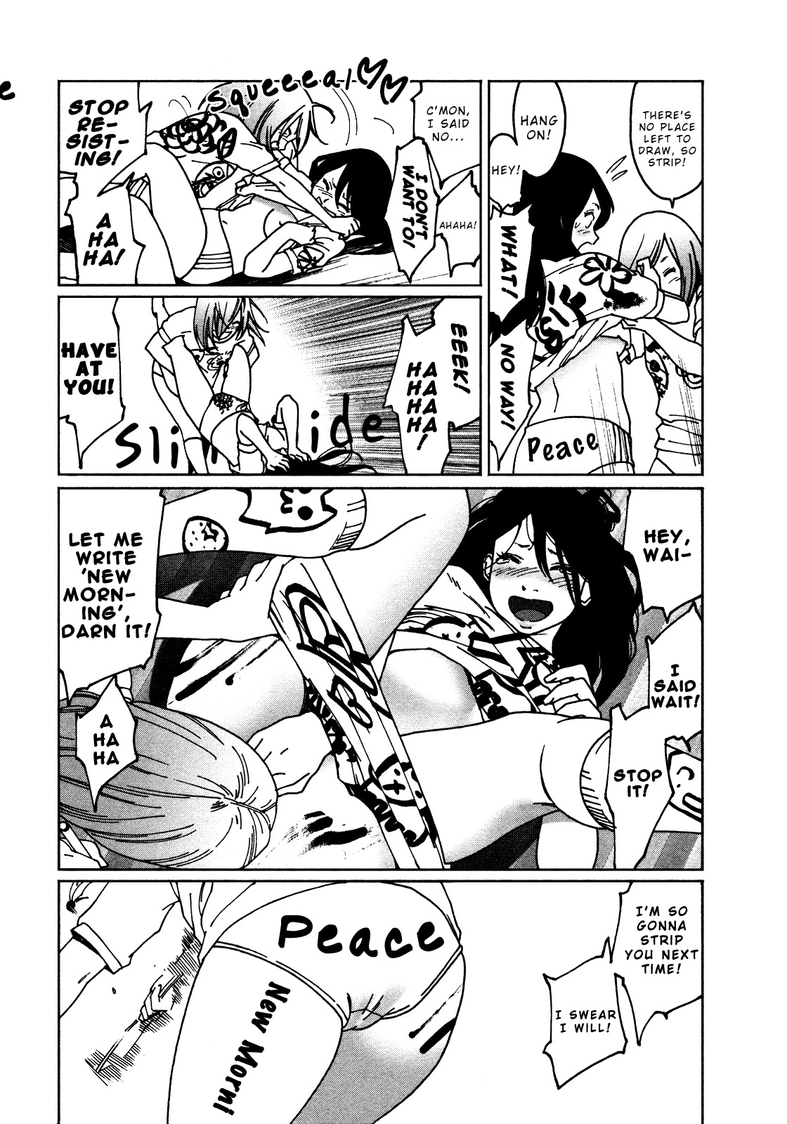 Otome no Teikoku Chapter 12 page 5 - Chapter 12: Battledore and Shuttlecock showdown with the new rule where you doodle the body!