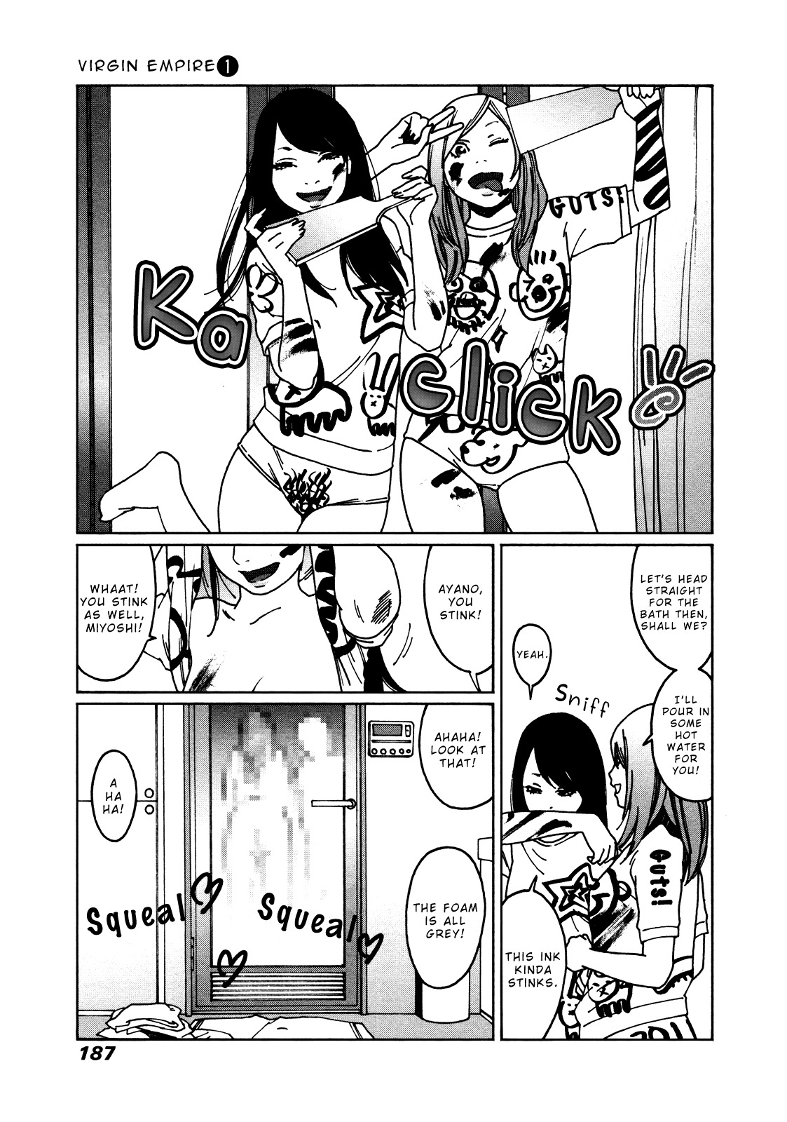 Otome no Teikoku Chapter 12 page 7 - Chapter 12: Battledore and Shuttlecock showdown with the new rule where you doodle the body!