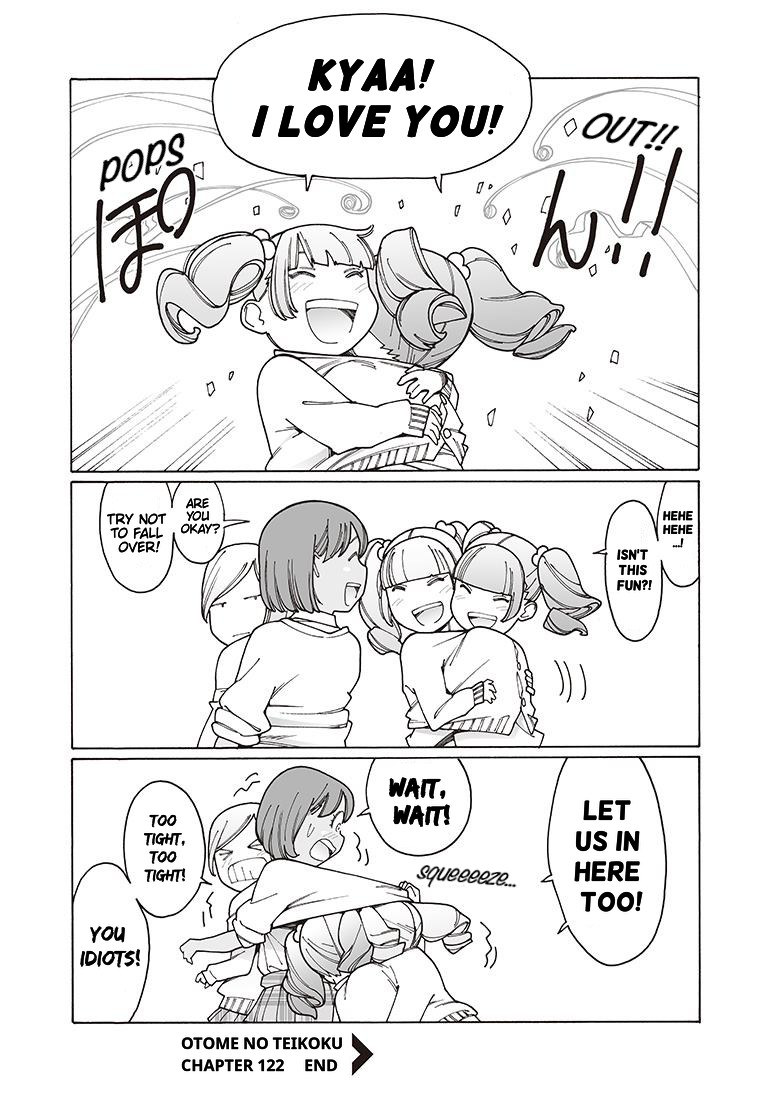 Otome no Teikoku Chapter 122 page 14 - Chapter 122: The Battle in the Library! / High School Girls in a Two-Person Haori
