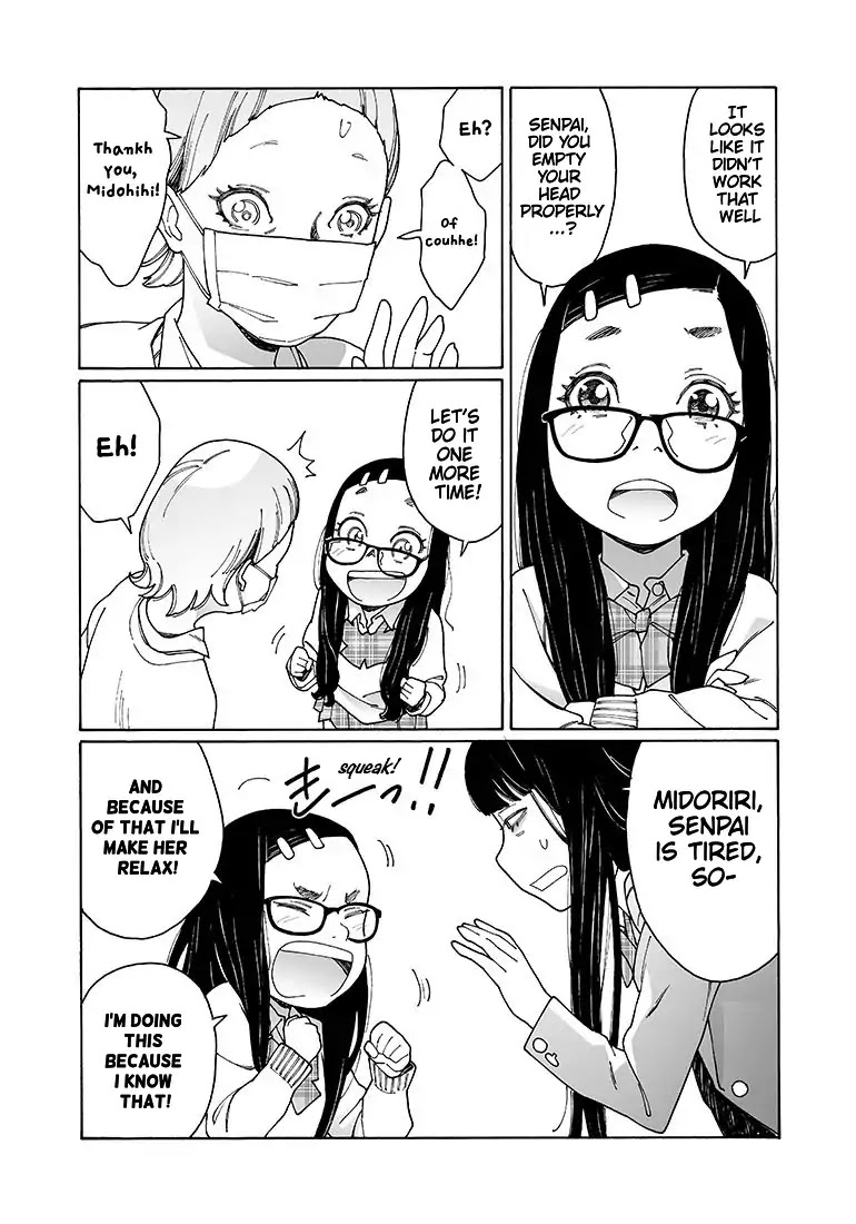 Otome no Teikoku Chapter 128 page 11 - Chapter 128: Midoriri Hug! / Mask-Senpai Hug