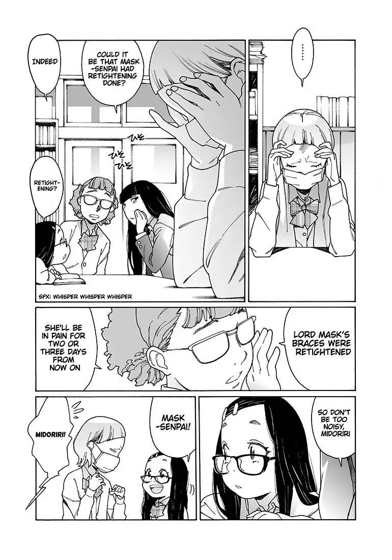 Otome no Teikoku Chapter 128 page 8 - Chapter 128: Midoriri Hug! / Mask-Senpai Hug