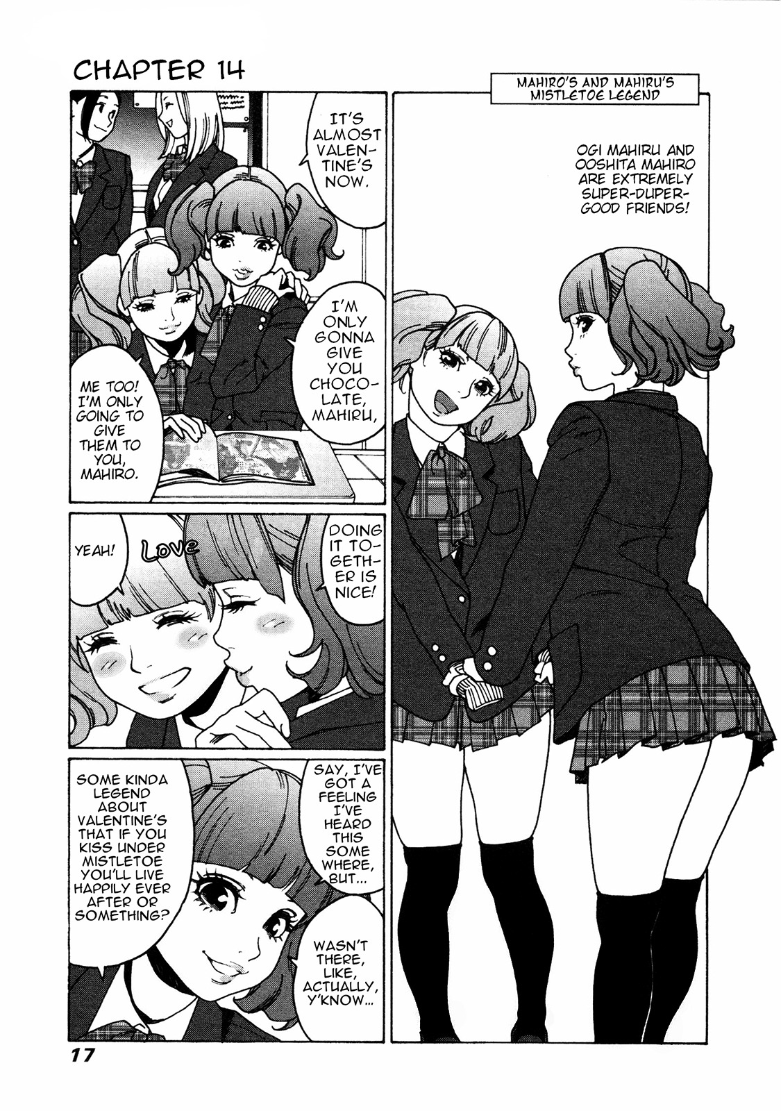 Otome no Teikoku Chapter 14 page 1 - Chapter 14: Mahiro's and Mahiru's mistletoe legend