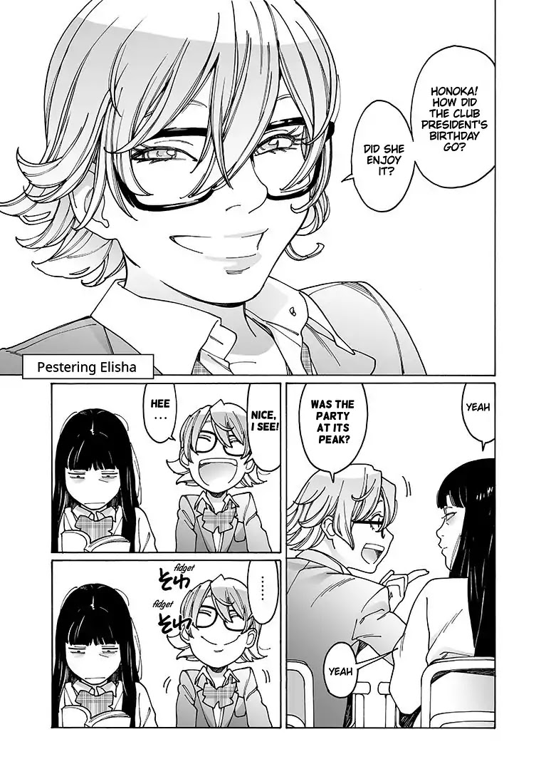 Otome no Teikoku Chapter 142 page 14 - Chapter 142: Onibi-senpai’s birthday party / Pestering Elisha