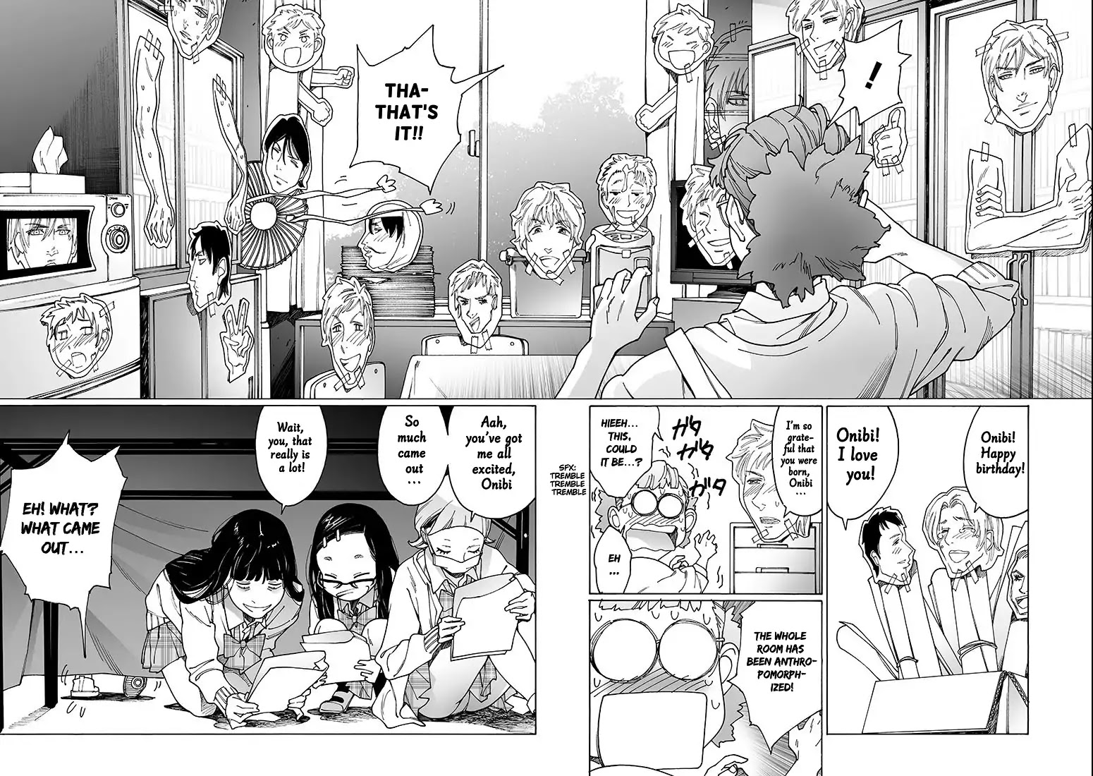 Otome no Teikoku Chapter 142 page 2 - Chapter 142: Onibi-senpai’s birthday party / Pestering Elisha