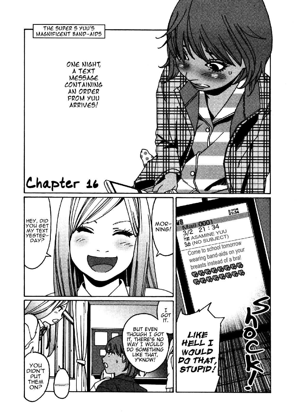 Otome no Teikoku Chapter 16 page 1 - Chapter 16: The super Yuu's magnificient ban-aids