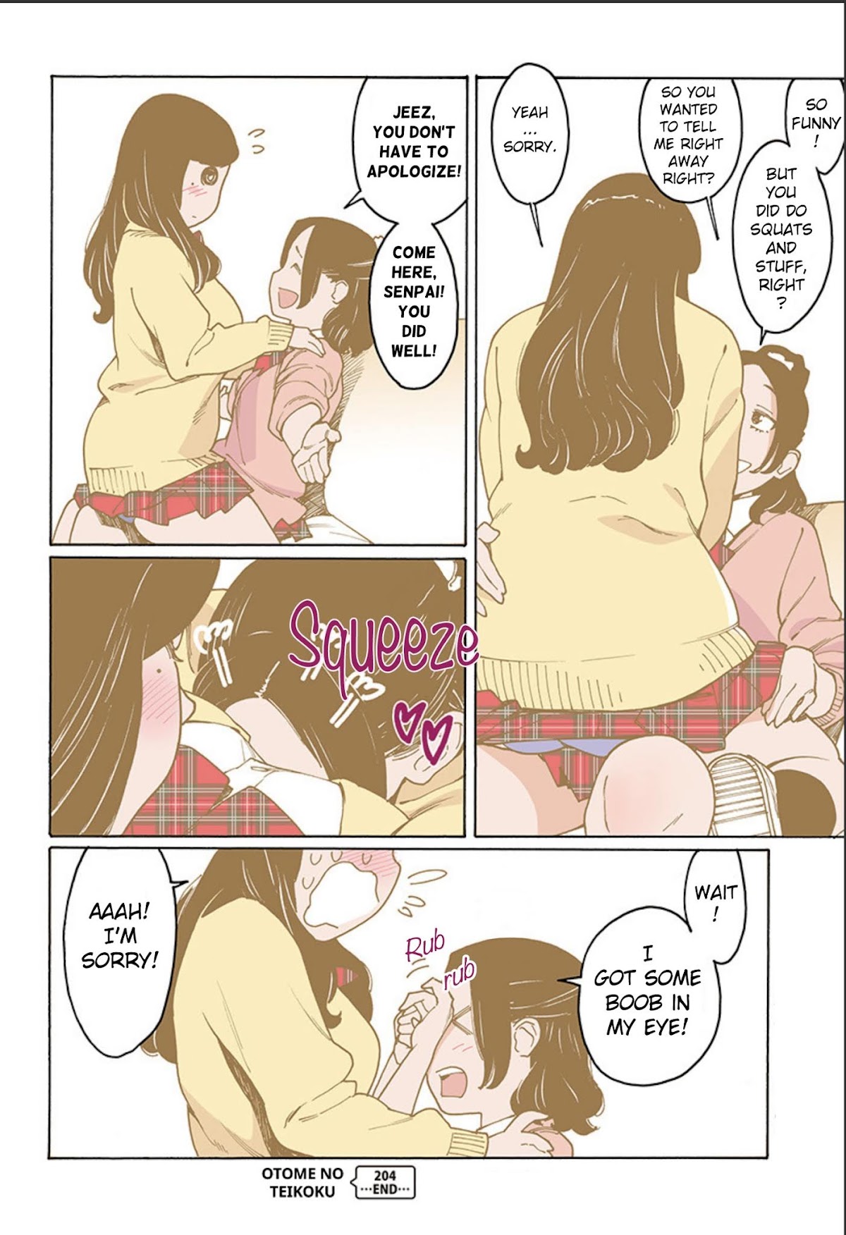 Otome no Teikoku Chapter 204 page 4 - Chapter 204: Senpai gets praised
