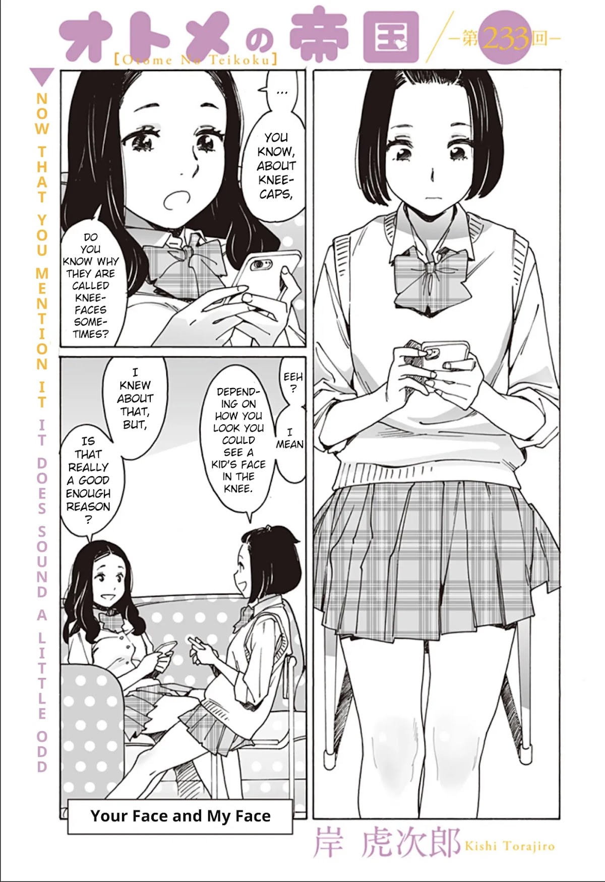 Otome no Teikoku Chapter 233 page 1 - Chapter 233: Your face and my face
