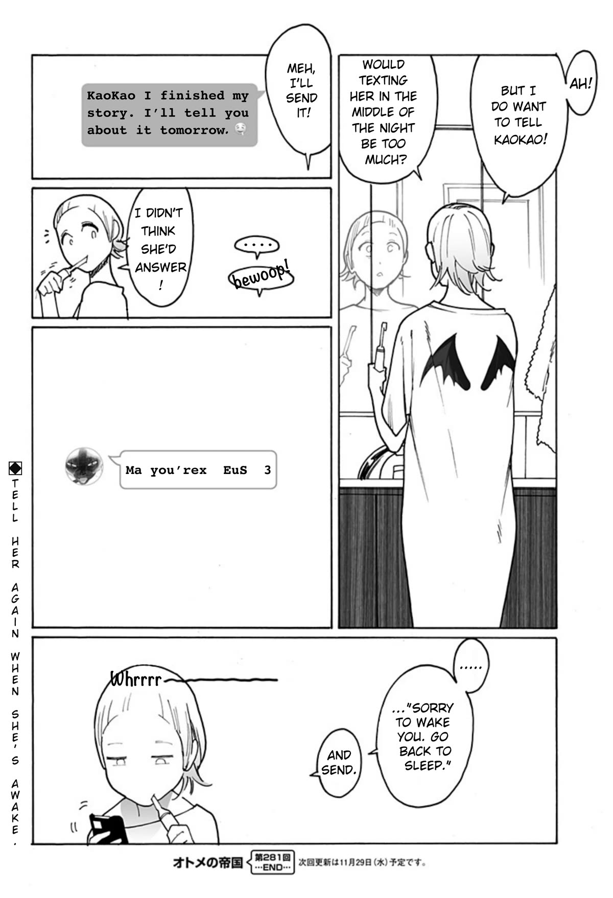 Otome no Teikoku Chapter 281 page 12 - Chapter 281: Distant Thunder