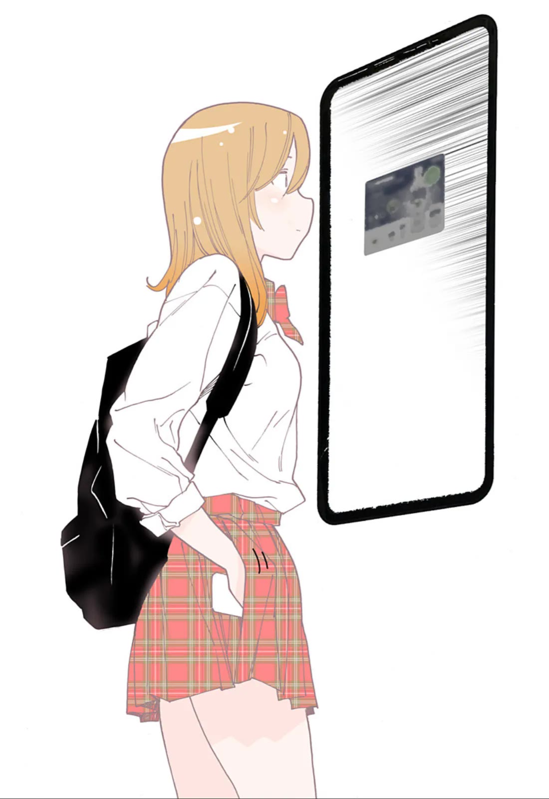 Otome no Teikoku Chapter 306.3 page 2 - Chapter 306.3: Mini chapter 108: Miyoshi, Getting More and More Careless As She Pockets Her Phone