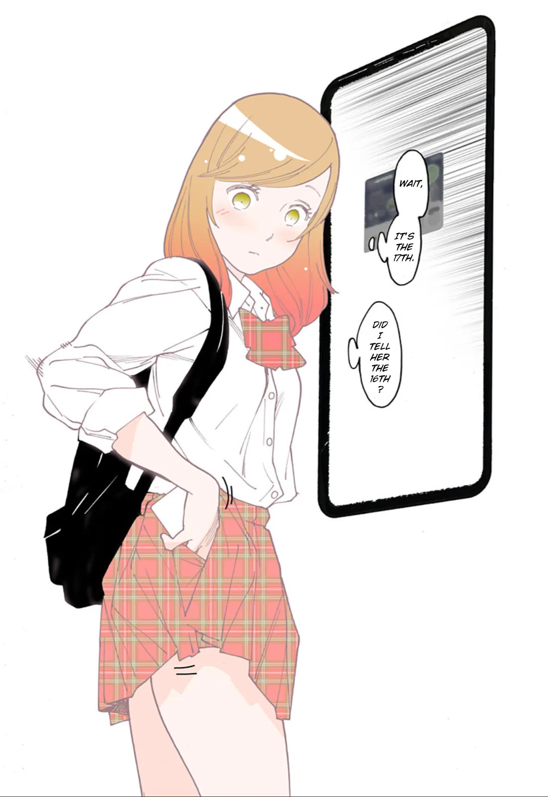 Otome no Teikoku Chapter 306.3 page 4 - Chapter 306.3: Mini chapter 108: Miyoshi, Getting More and More Careless As She Pockets Her Phone