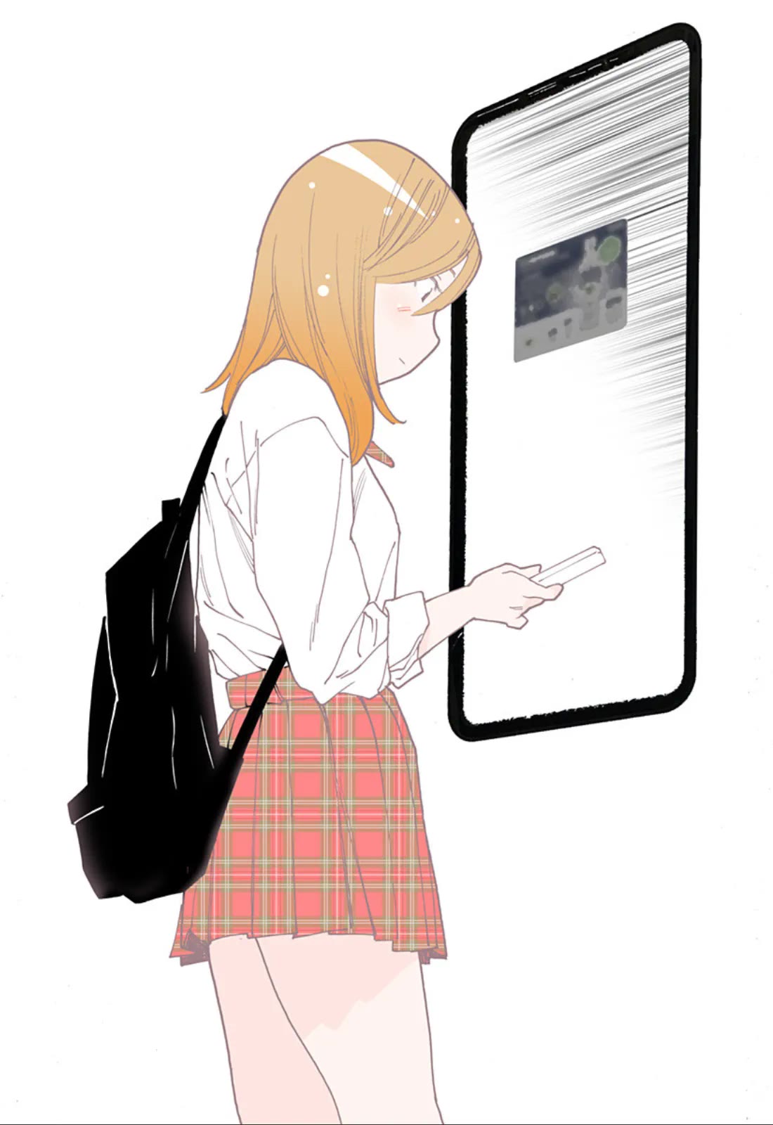 Otome no Teikoku Chapter 306.3 page 5 - Chapter 306.3: Mini chapter 108: Miyoshi, Getting More and More Careless As She Pockets Her Phone