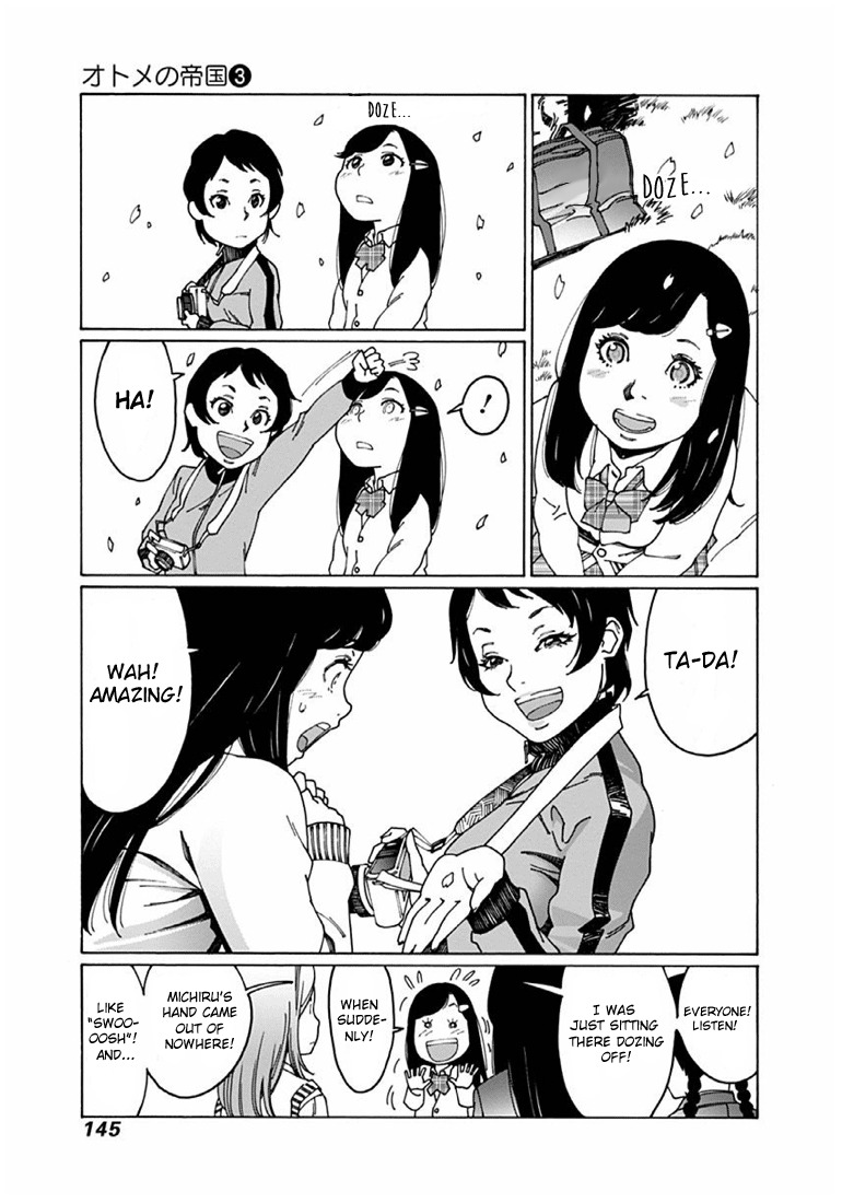 Otome no Teikoku Chapter 41 page 5 - Chapter 41: High school girls enjoy cheer-blossom viewing and spring.