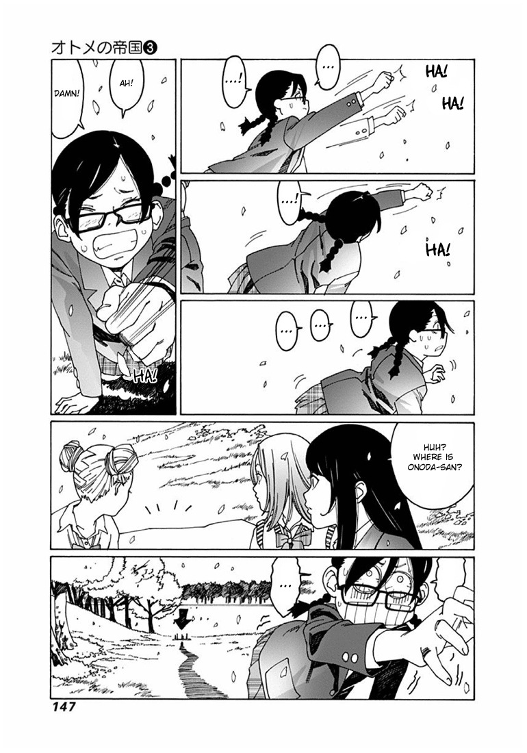 Otome no Teikoku Chapter 41 page 7 - Chapter 41: High school girls enjoy cheer-blossom viewing and spring.