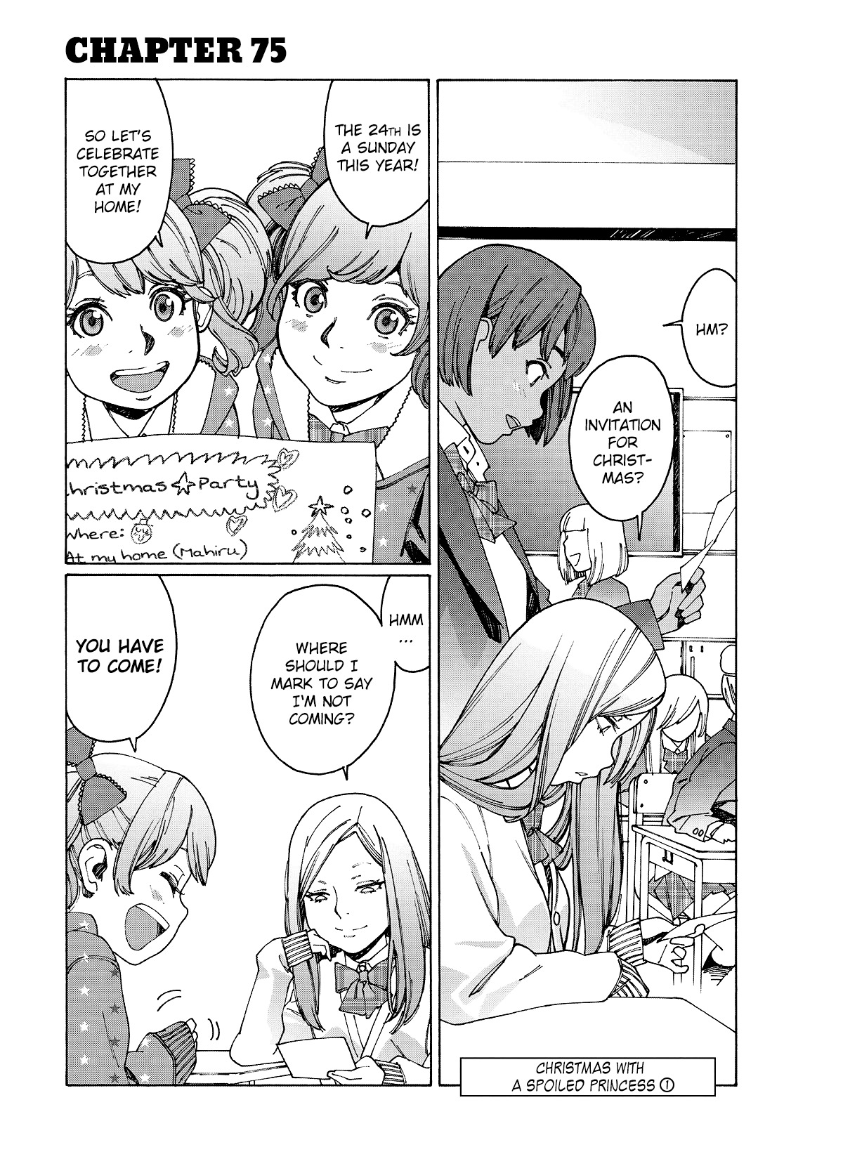 Otome no Teikoku Chapter 75 page 1 - Chapter 75: Christmas with a spoiled princess