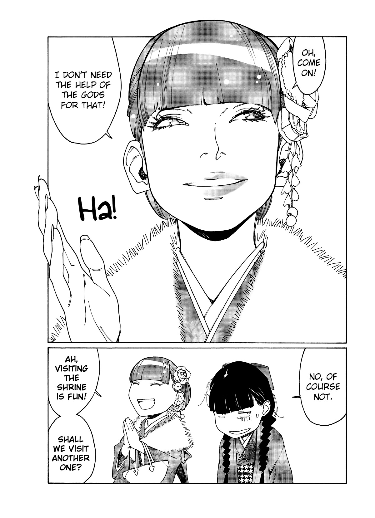 Otome no Teikoku Chapter 78 page 12 - Chapter 78: The Yamada sister on New Year's day
