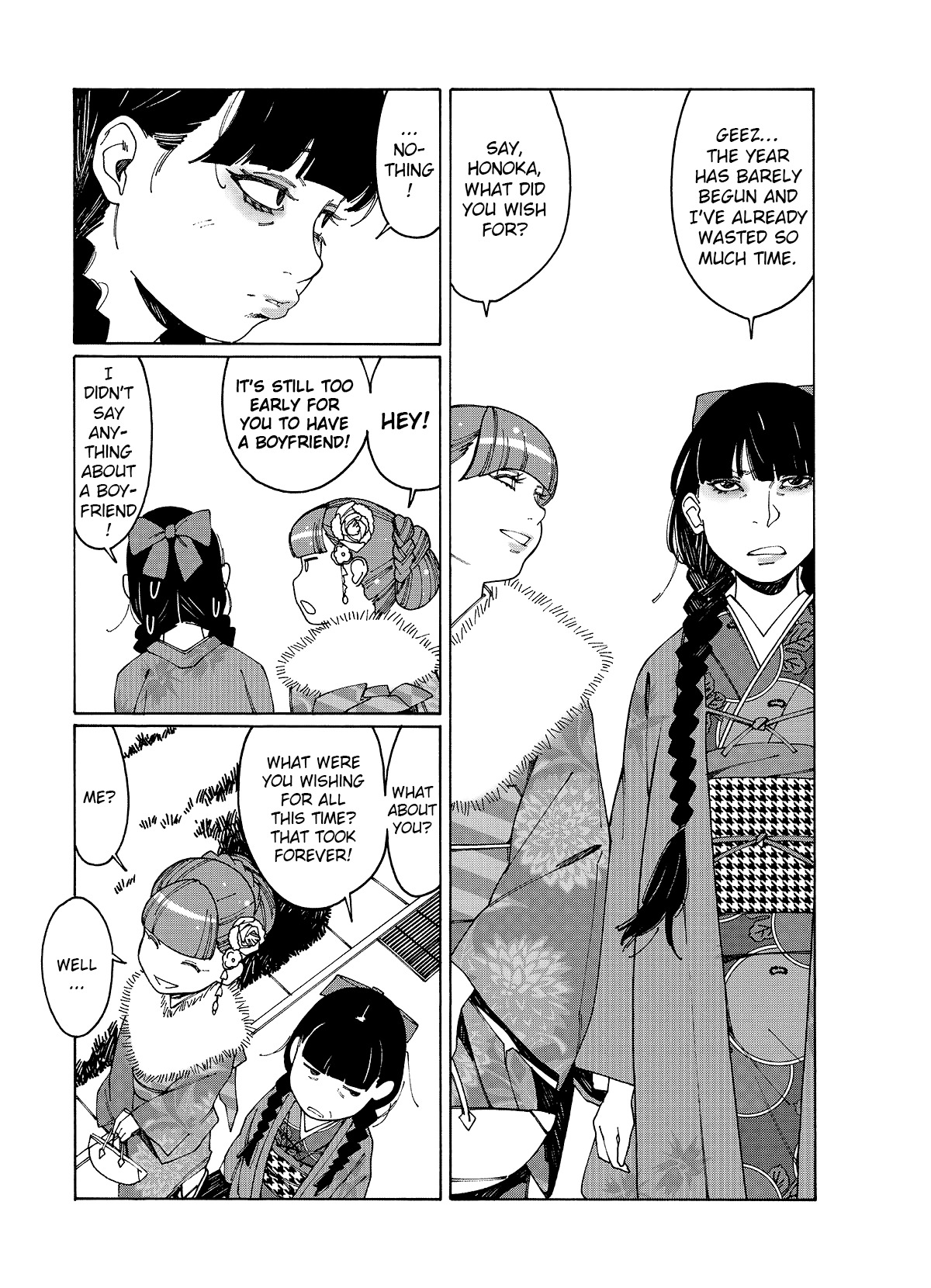 Otome no Teikoku Chapter 78 page 9 - Chapter 78: The Yamada sister on New Year's day