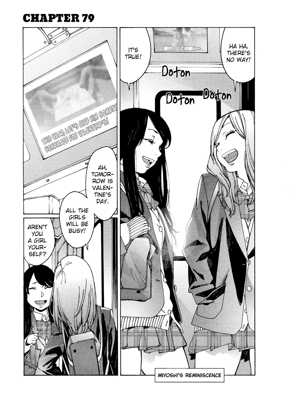 Otome no Teikoku Chapter 79 page 1 - Chapter 79: Miyoshi's Reminiscence