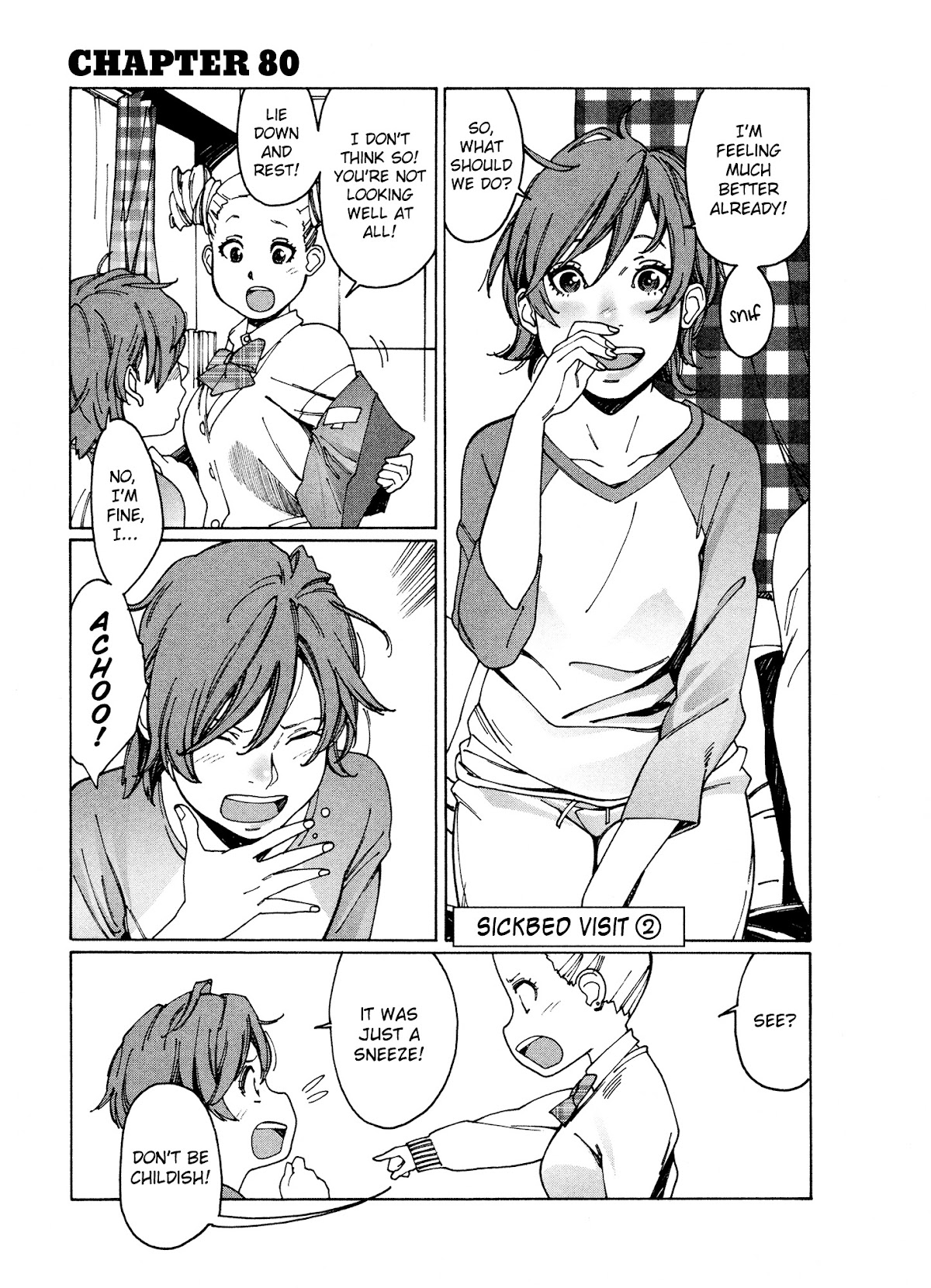 Otome no Teikoku Chapter 80 page 1 - Chapter 80: Sickbed visit 2