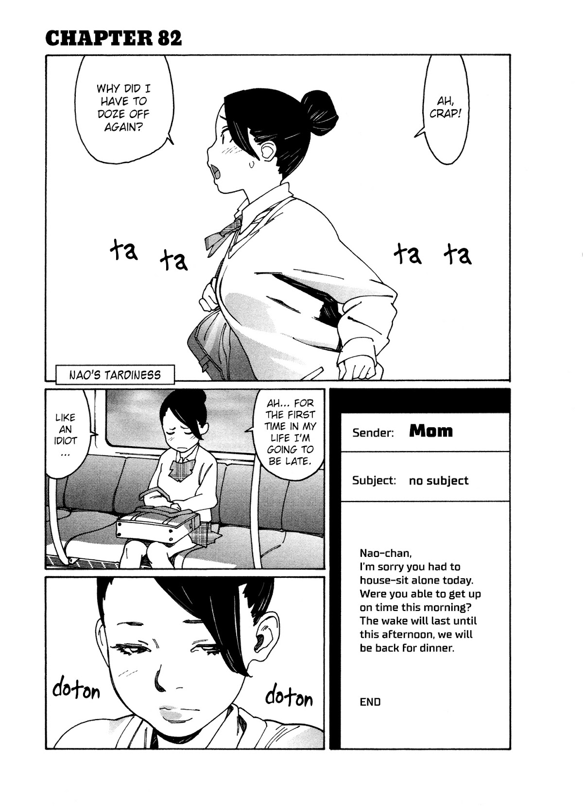 Otome no Teikoku Chapter 82 page 1 - Chapter 82: Nao's tardiness