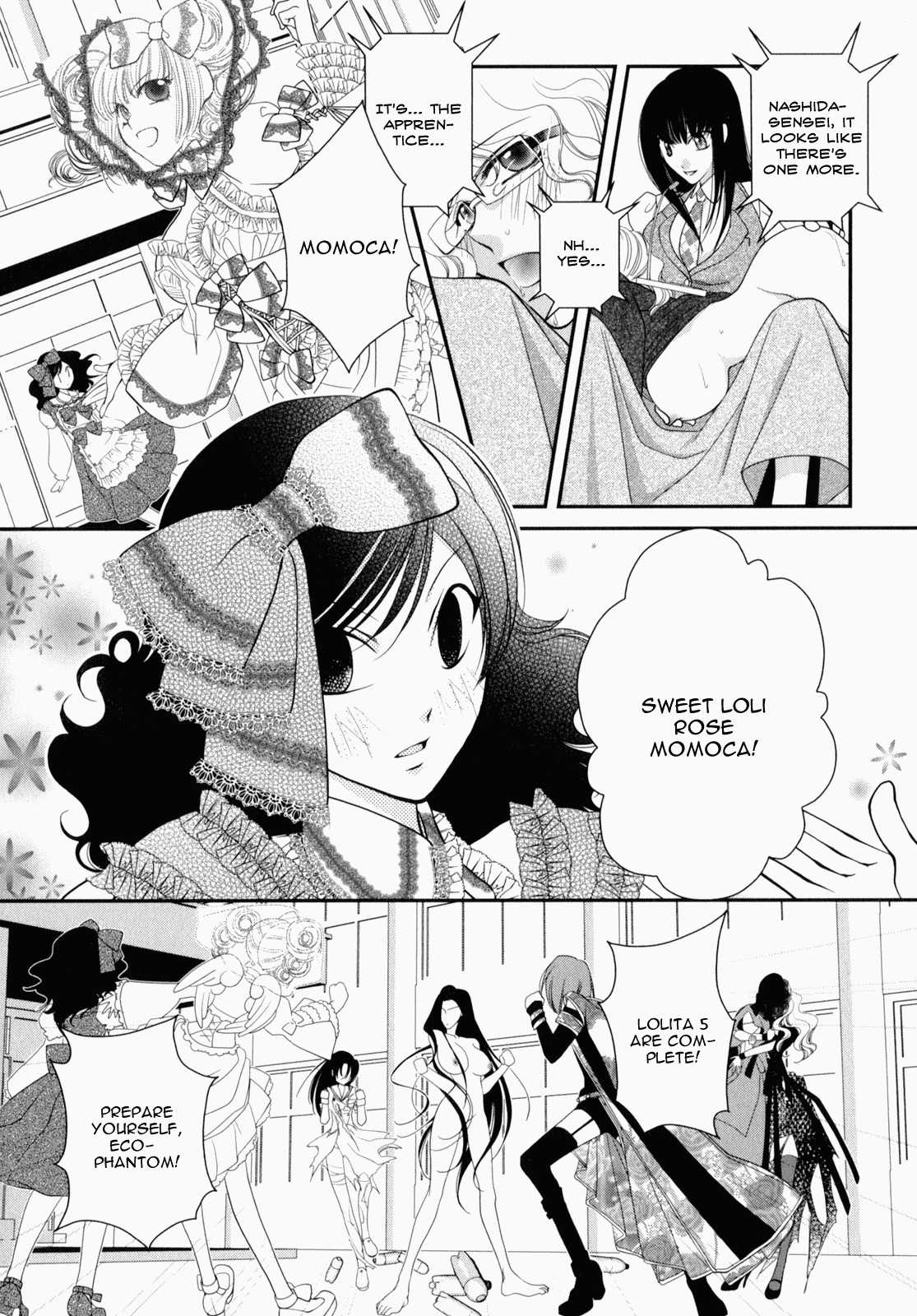 Otome Senshi Lovely 5! Chapter 7 page 13 - Chapter 7: Decisive Battle! Eco-Phantom vs Lolita 5!