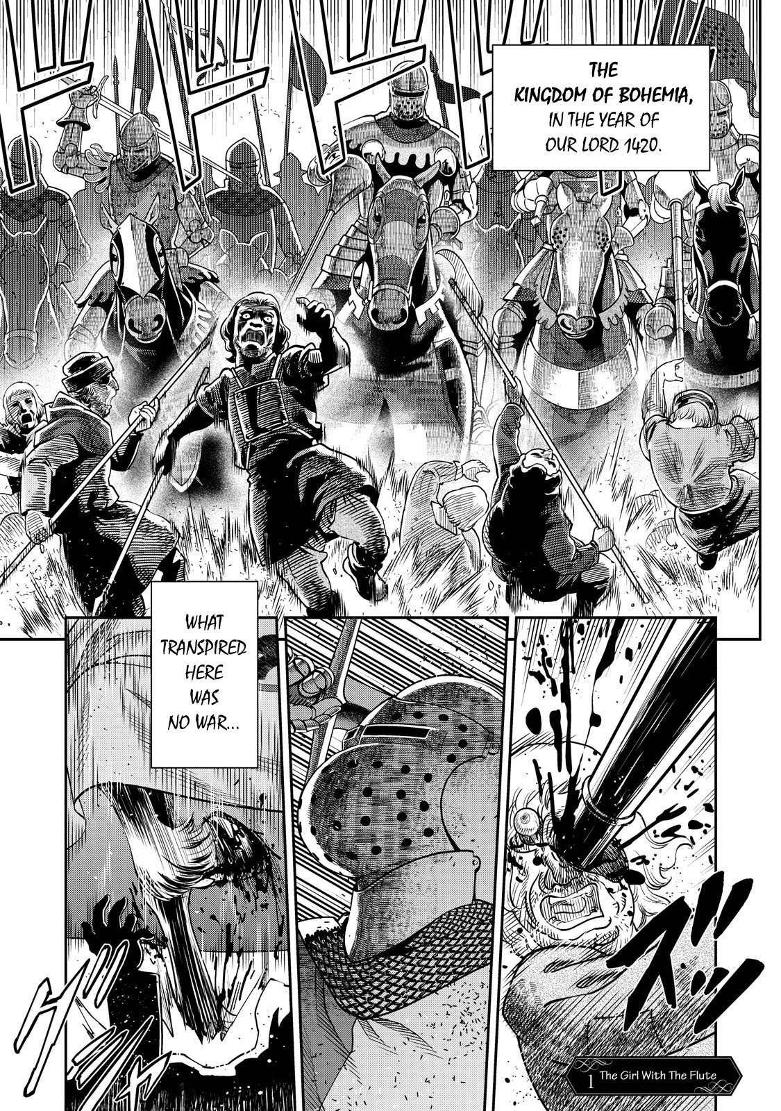 Otome Sensou Chapter 1 page 5 - Chapter 1: The Girl with the Flute