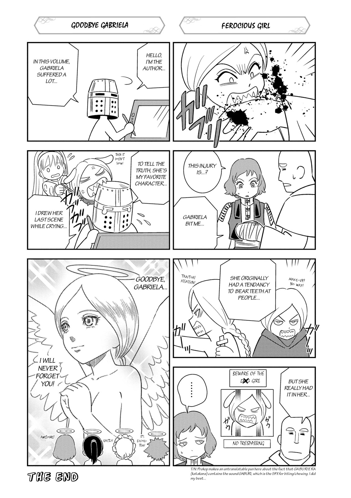 Otome Sensou Chapter 25.5 page 7 - Chapter 25.5: Bibliography - Commentary - Omake and Volume 6 announcement