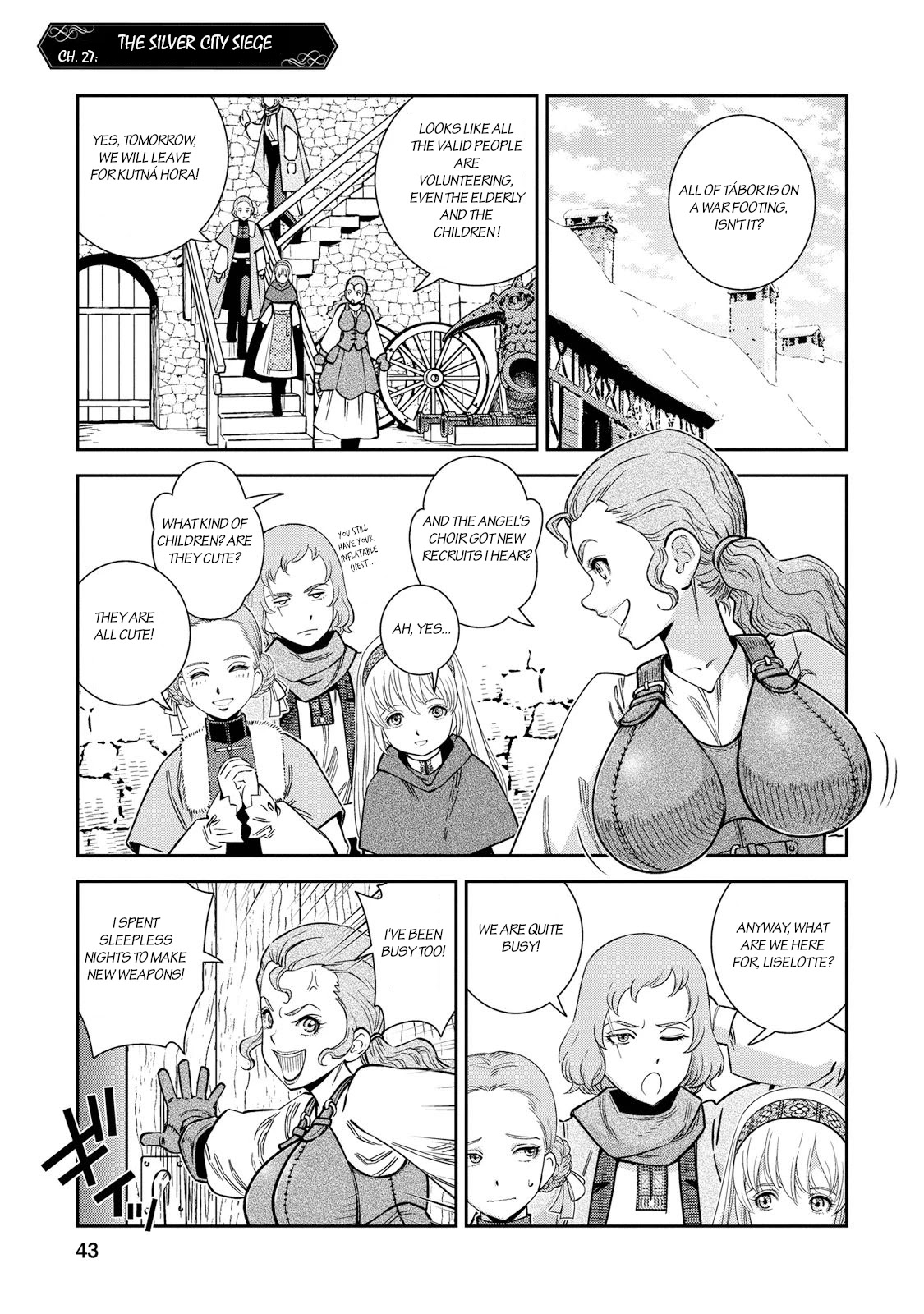 Otome Sensou Chapter 27 page 1 - Chapter 27: The Silver City Siege