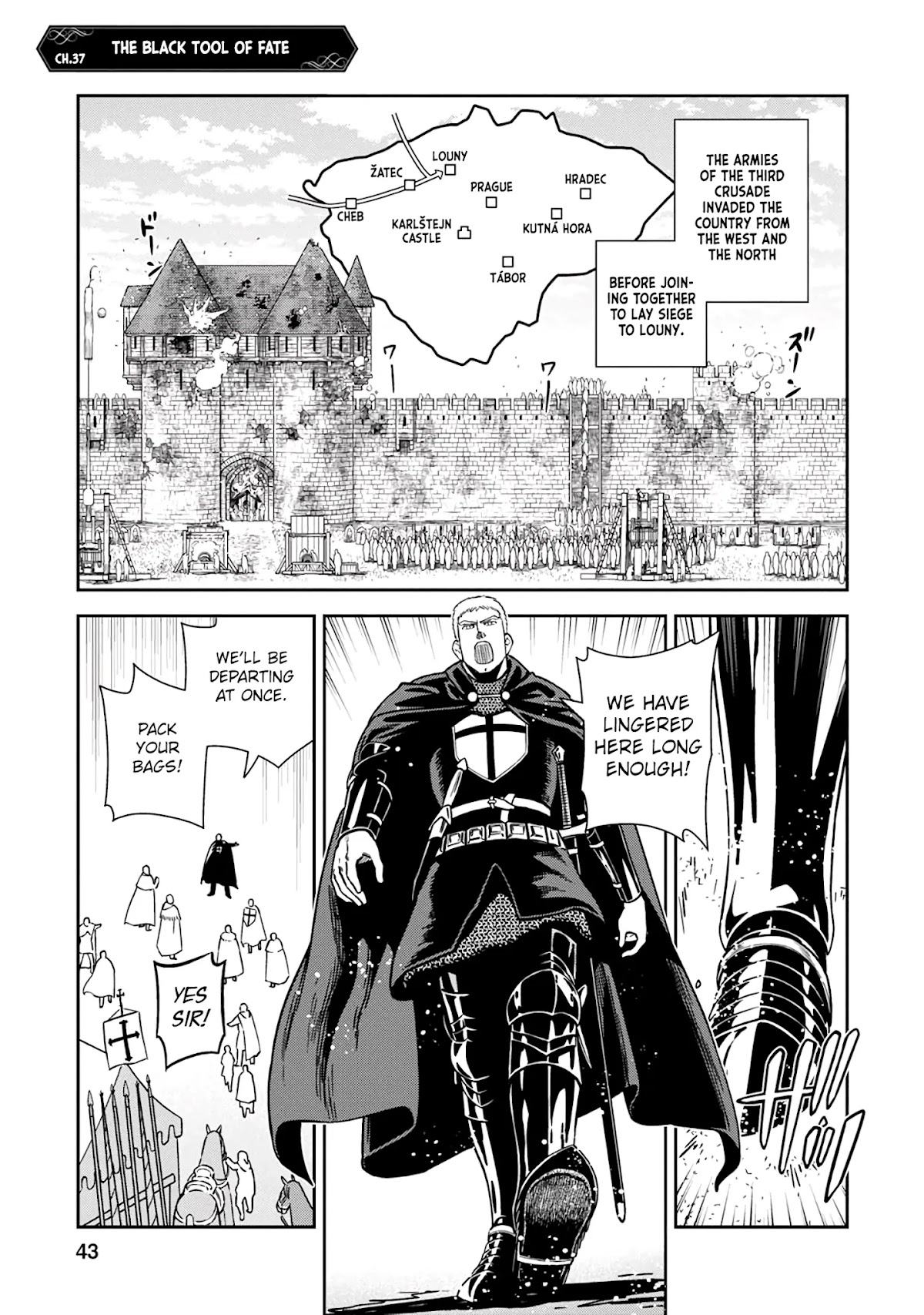 Otome Sensou Chapter 37 page 1 - Chapter 37: The Black Tool of Fate