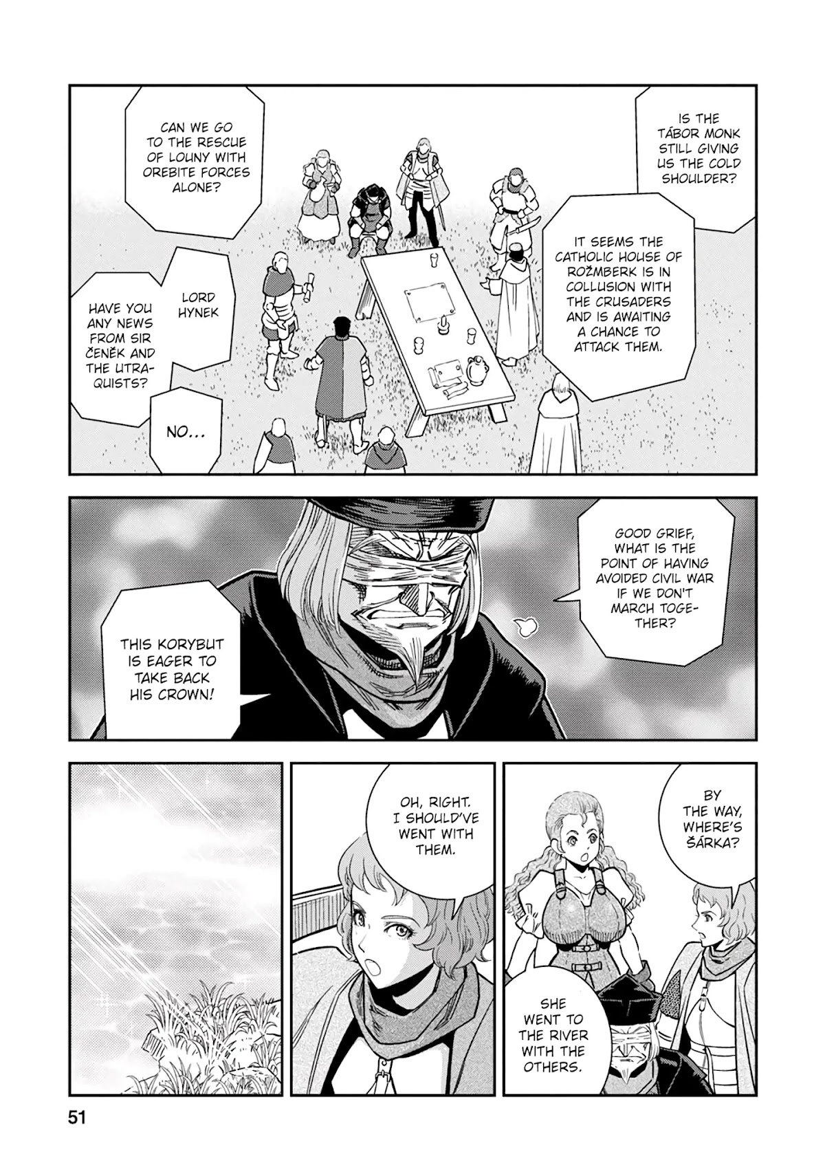 Otome Sensou Chapter 37 page 9 - Chapter 37: The Black Tool of Fate