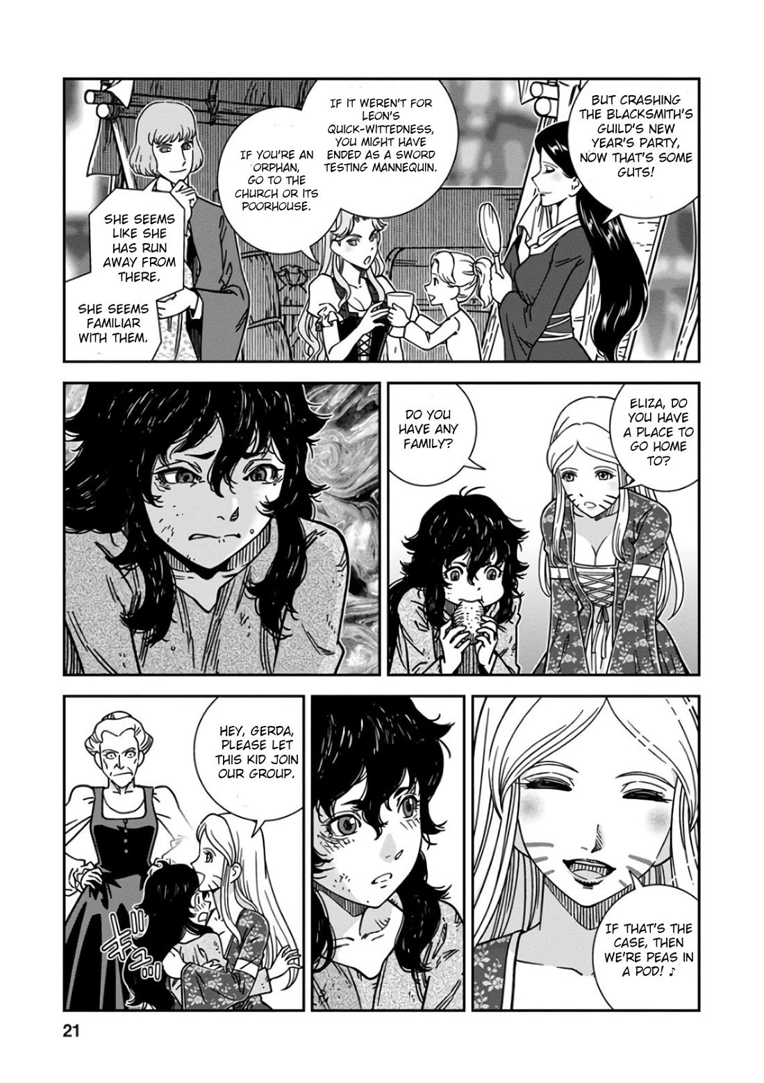 Otome Sensou Chapter 46 page 19 - Chapter 46: The Orphans' Long, Long Journey