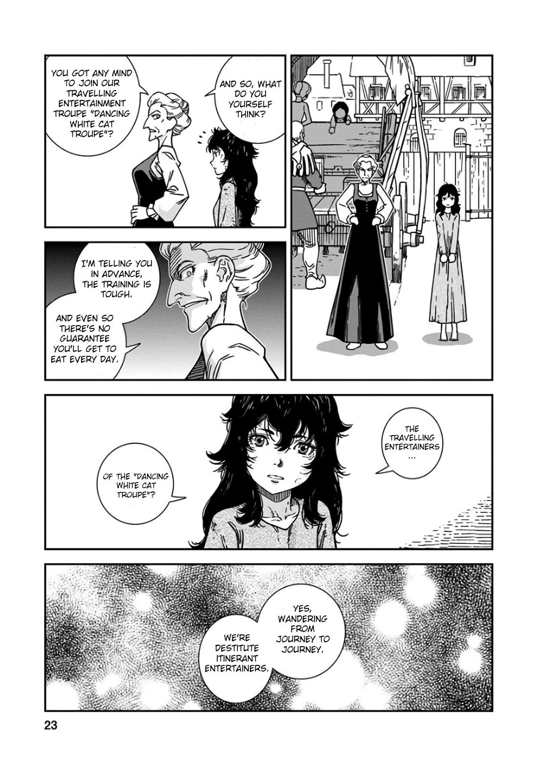 Otome Sensou Chapter 46 page 21 - Chapter 46: The Orphans' Long, Long Journey